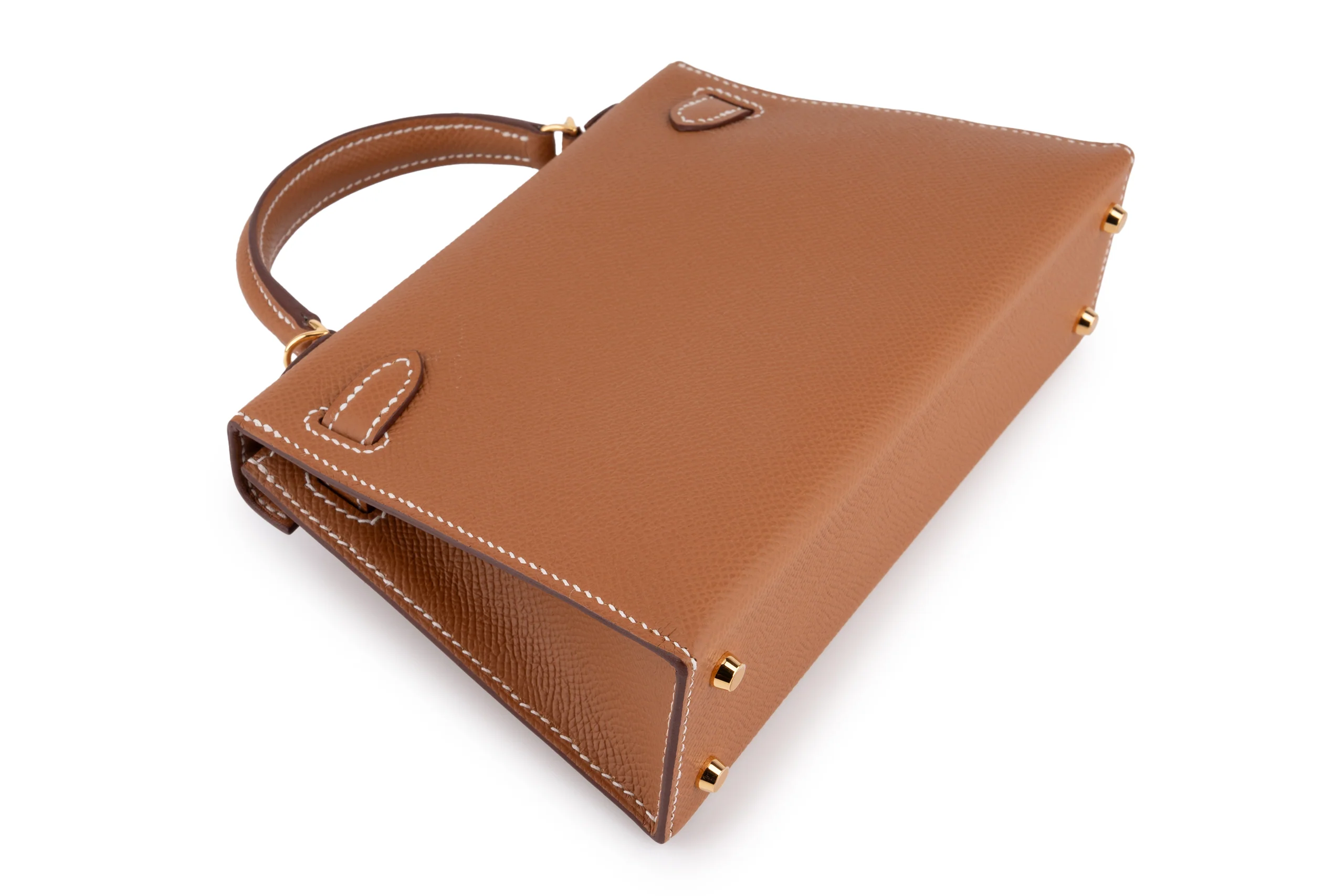 Hermès Mini Kelly		Epsom	Gold	GHW - Image 11