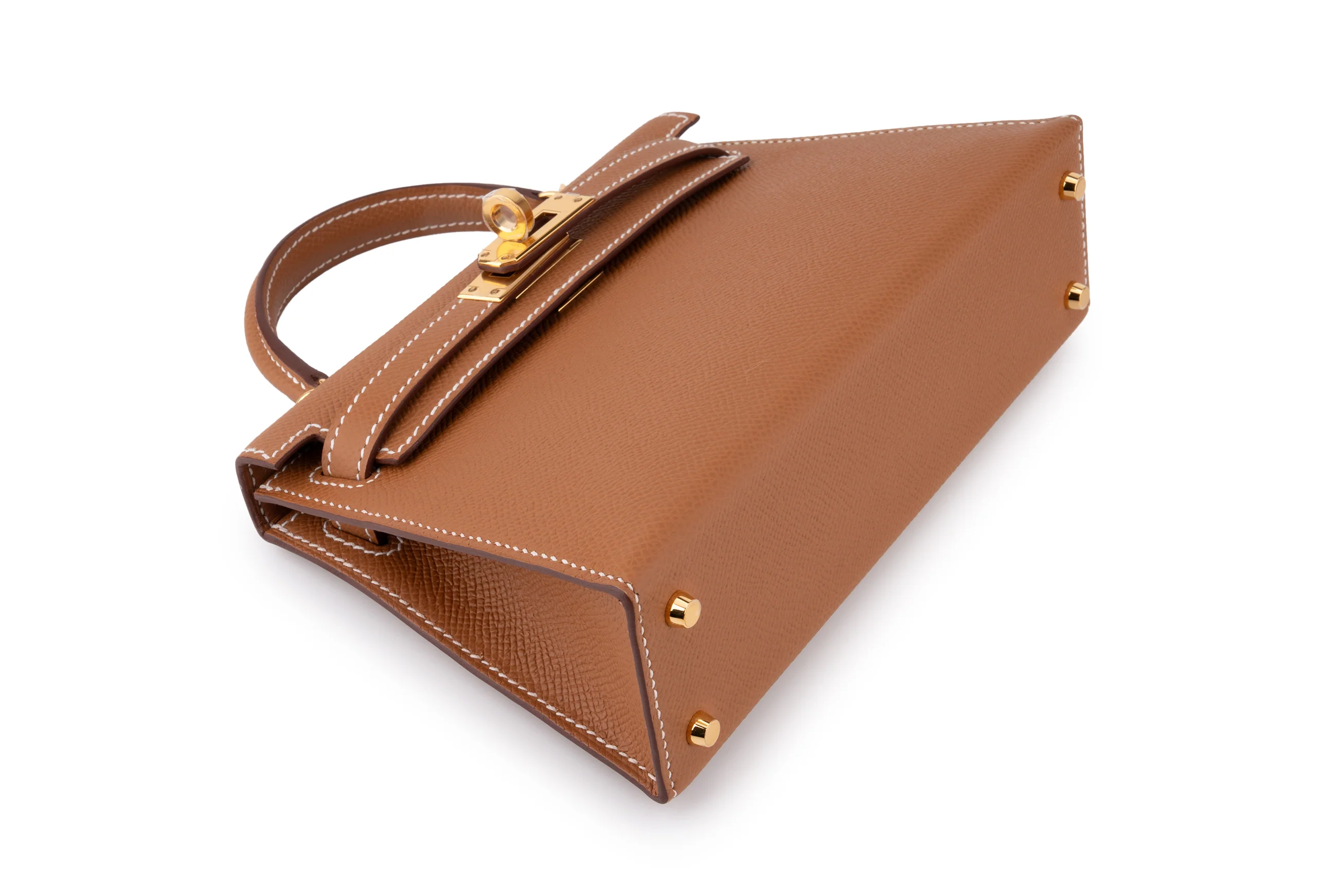 Hermès Mini Kelly		Epsom	Gold	GHW - Image 9