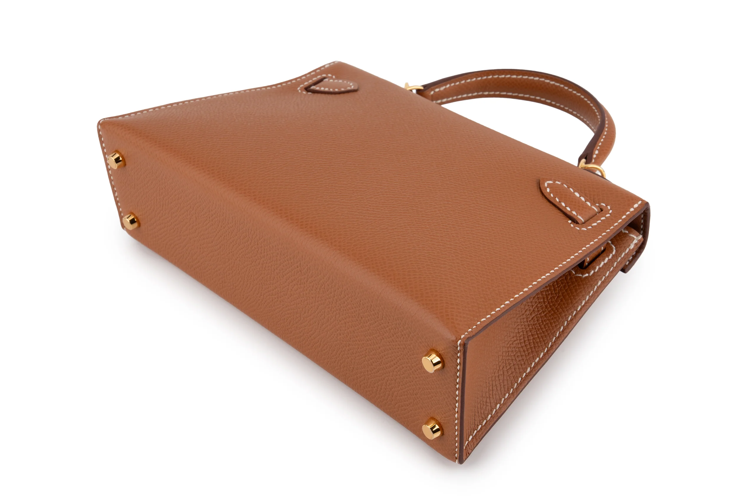 Hermès Mini Kelly 		Epsom 	Gold 	GHW - Image 10