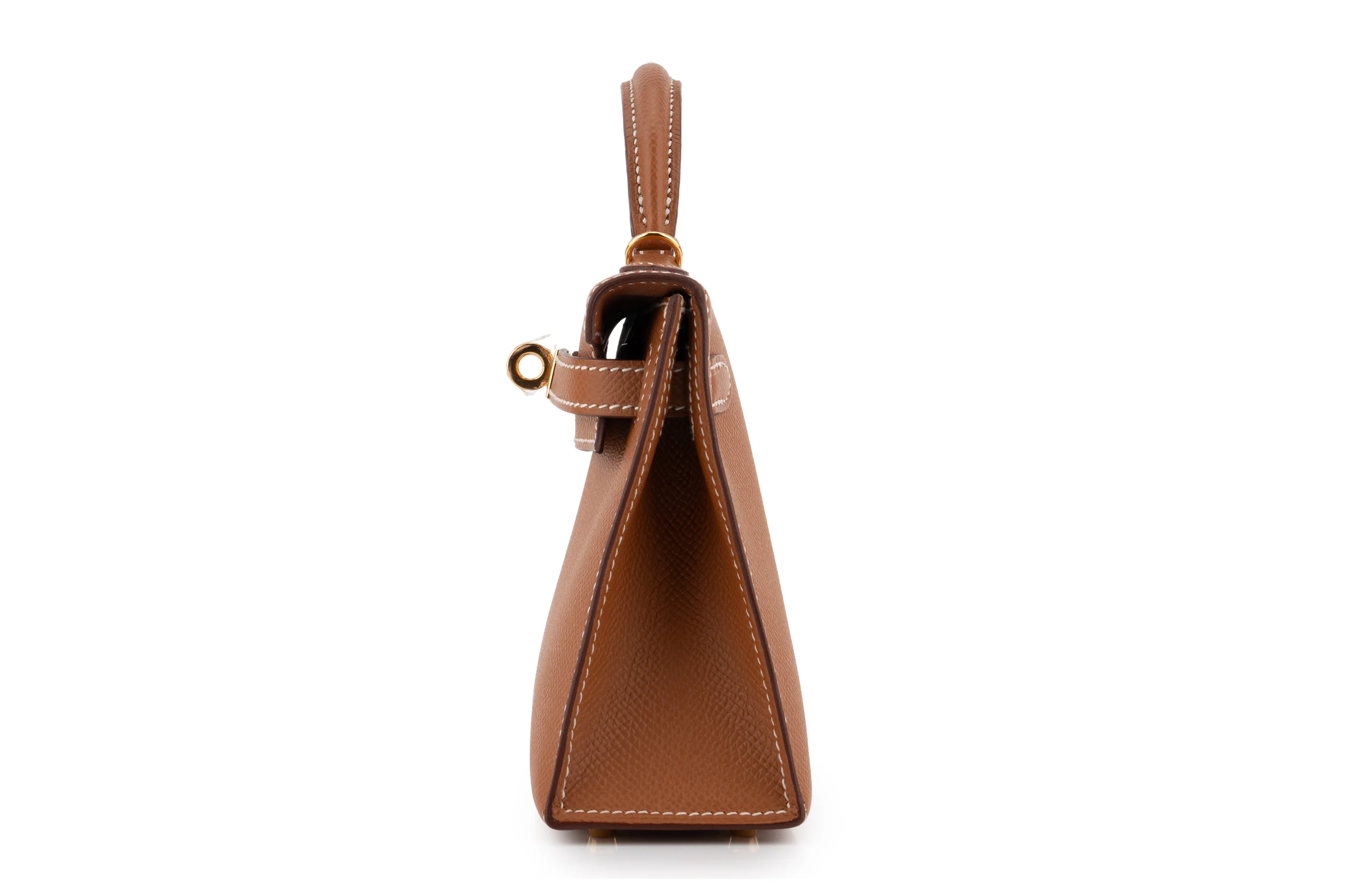 Hermès Mini Kelly 		Epsom 	Gold 	GHW - Image 3