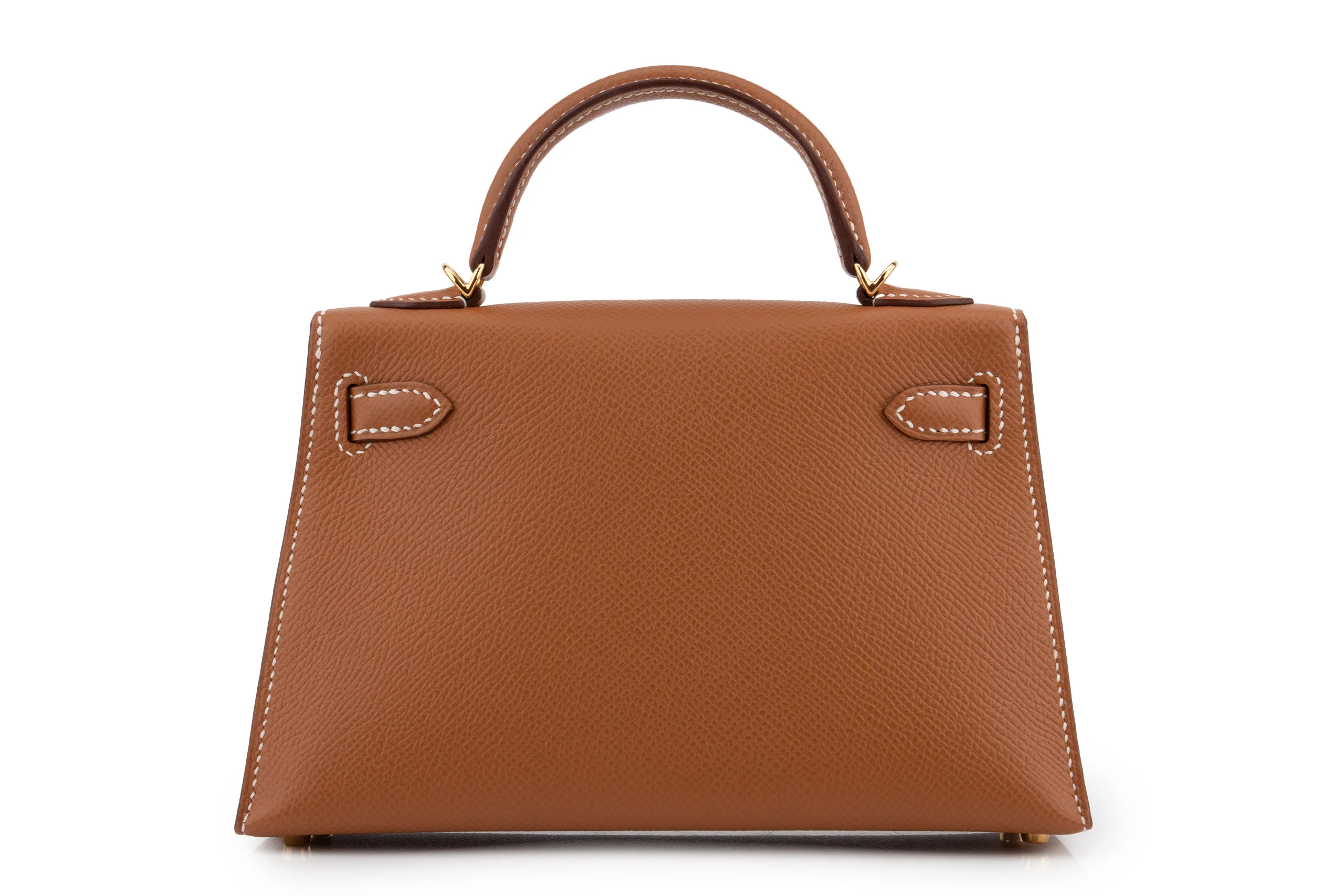 Hermès Mini Kelly 		Epsom 	Gold 	GHW - Image 4