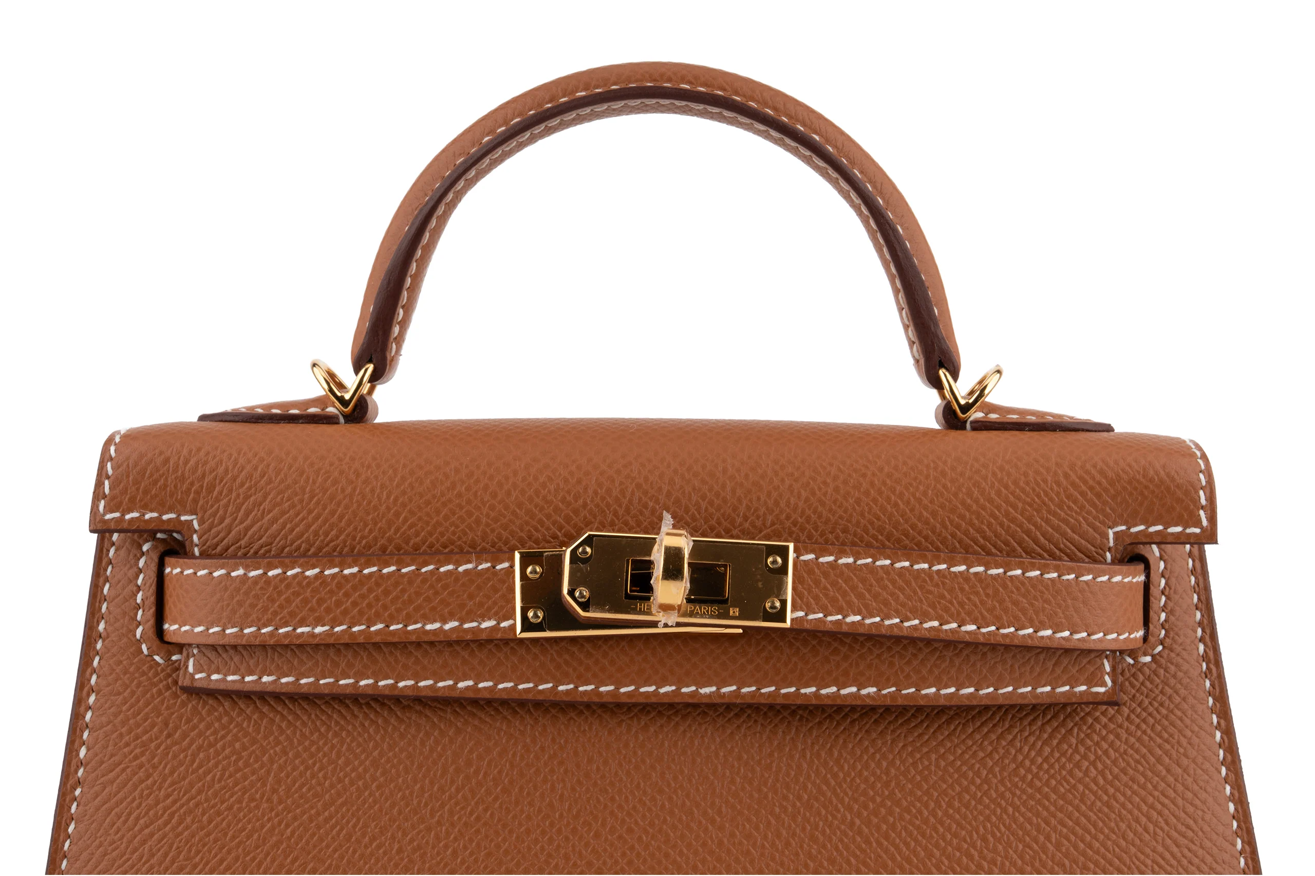 Hermès Mini Kelly 		Epsom 	Gold 	GHW - Image 7