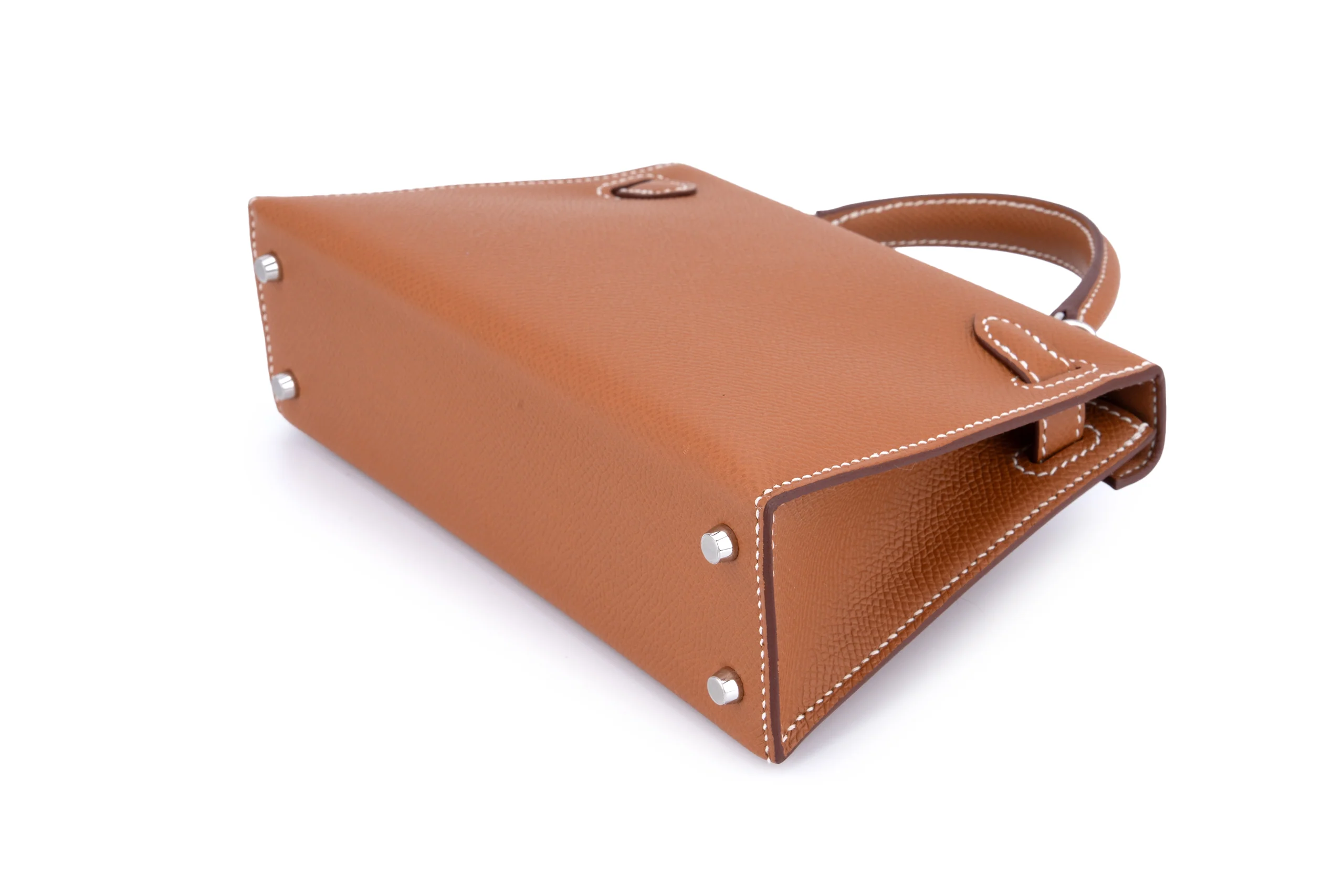 Hermès Mini Kelly Epsom Gold PHW - Image 10