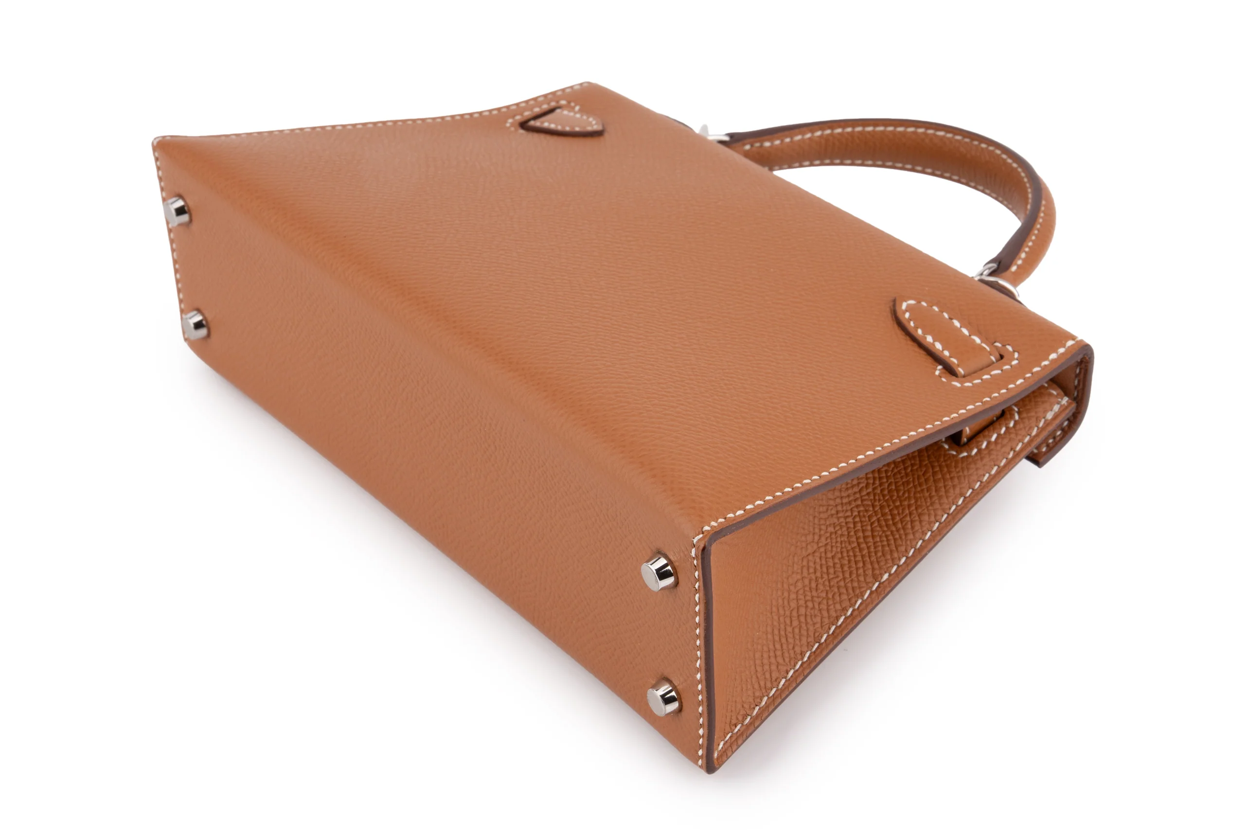 Hermès Mini Kelly		Epsom 	Gold 	PHW - Image 10