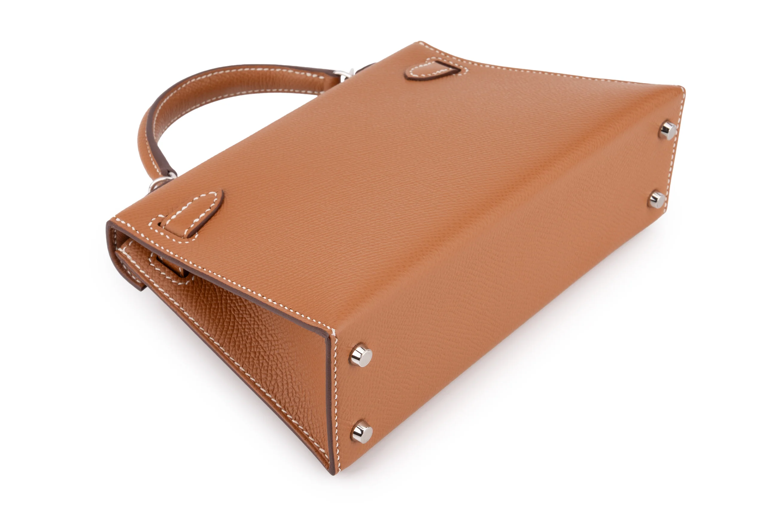 Hermès Mini Kelly		Epsom 	Gold 	PHW - Image 11