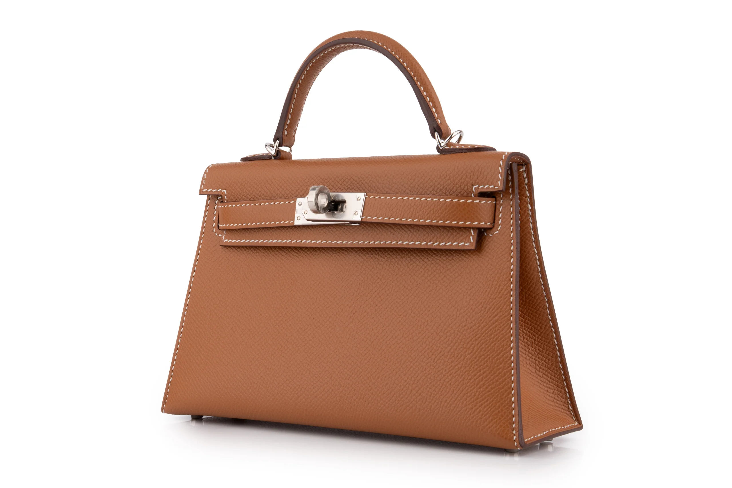 Hermès Mini Kelly		Epsom 	Gold 	PHW - Image 2