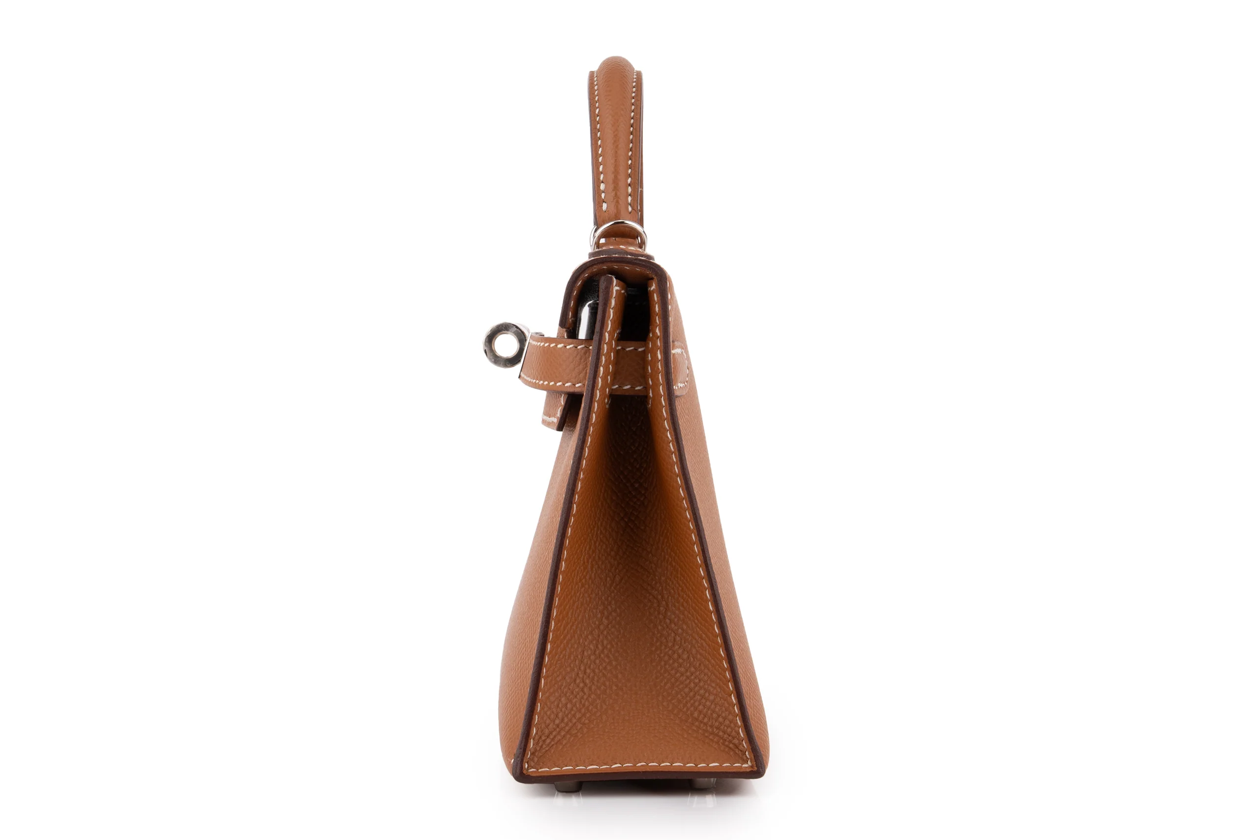 Hermès Mini Kelly		Epsom 	Gold 	PHW - Image 3
