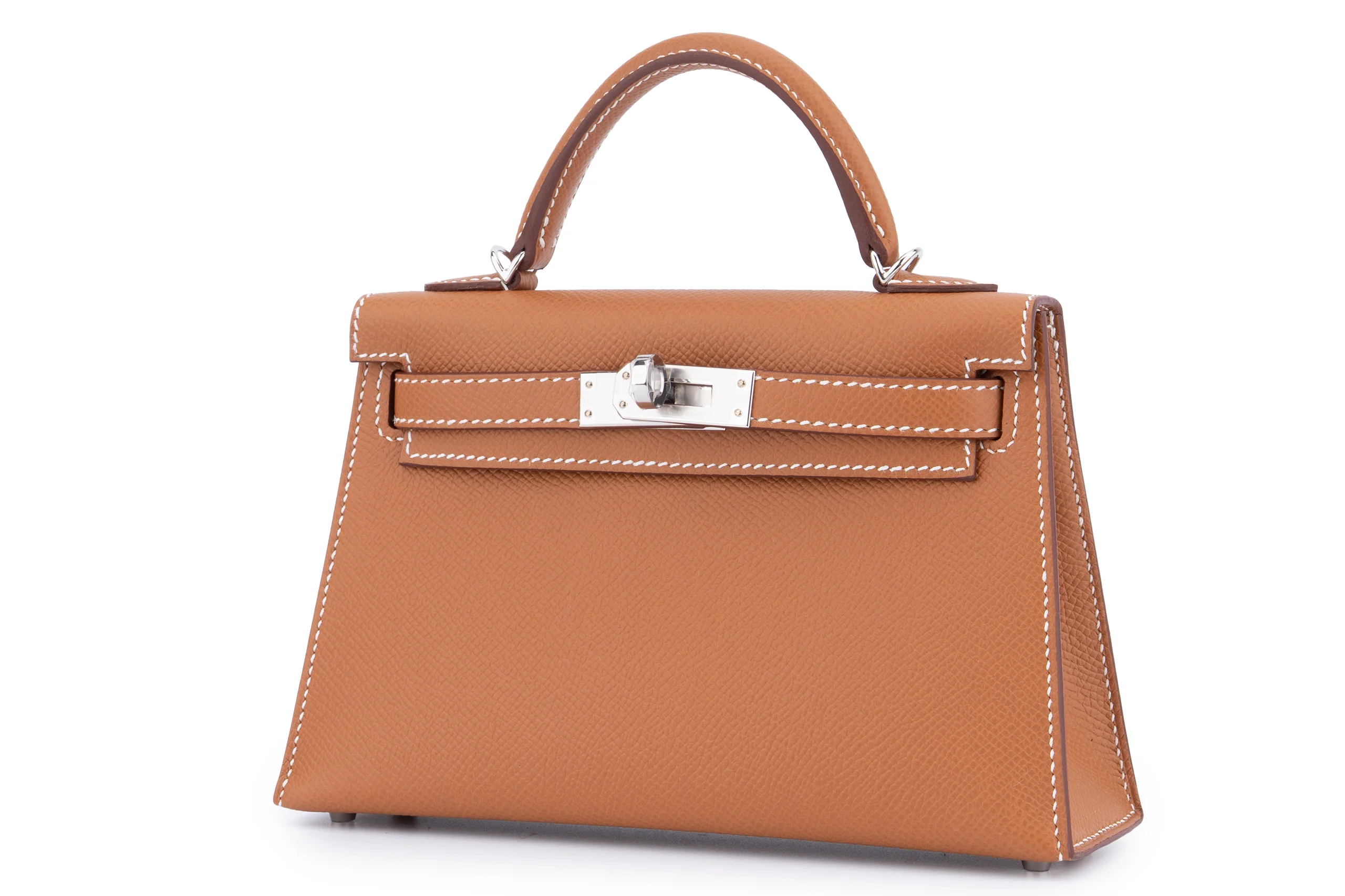 Hermès Mini Kelly Epsom Gold PHW - Image 2