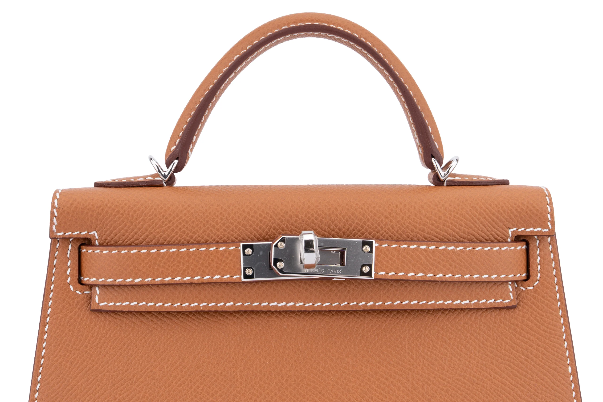 Hermès Mini Kelly Epsom Gold PHW - Image 7