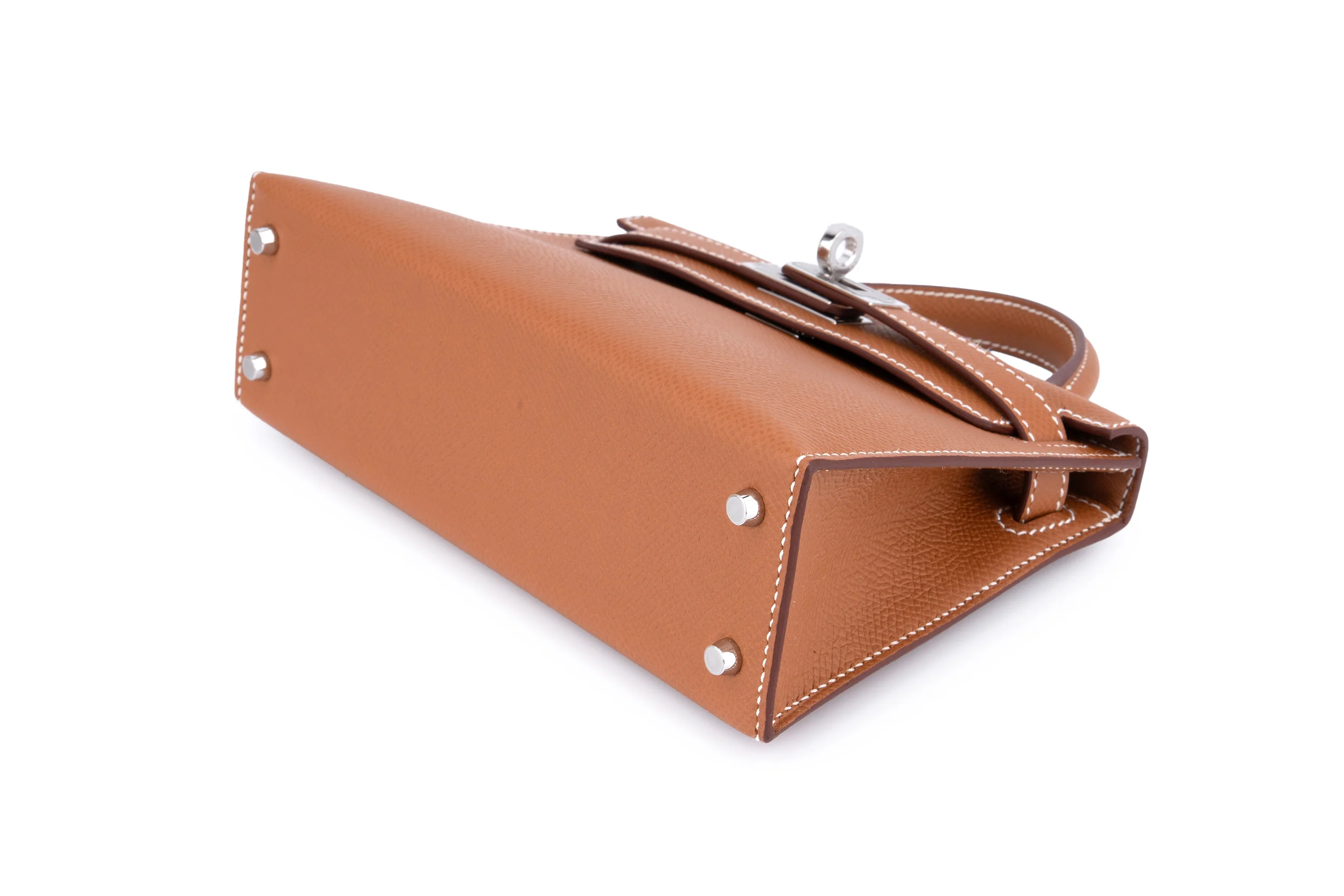 Hermès Mini Kelly Epsom Gold PHW - Image 8