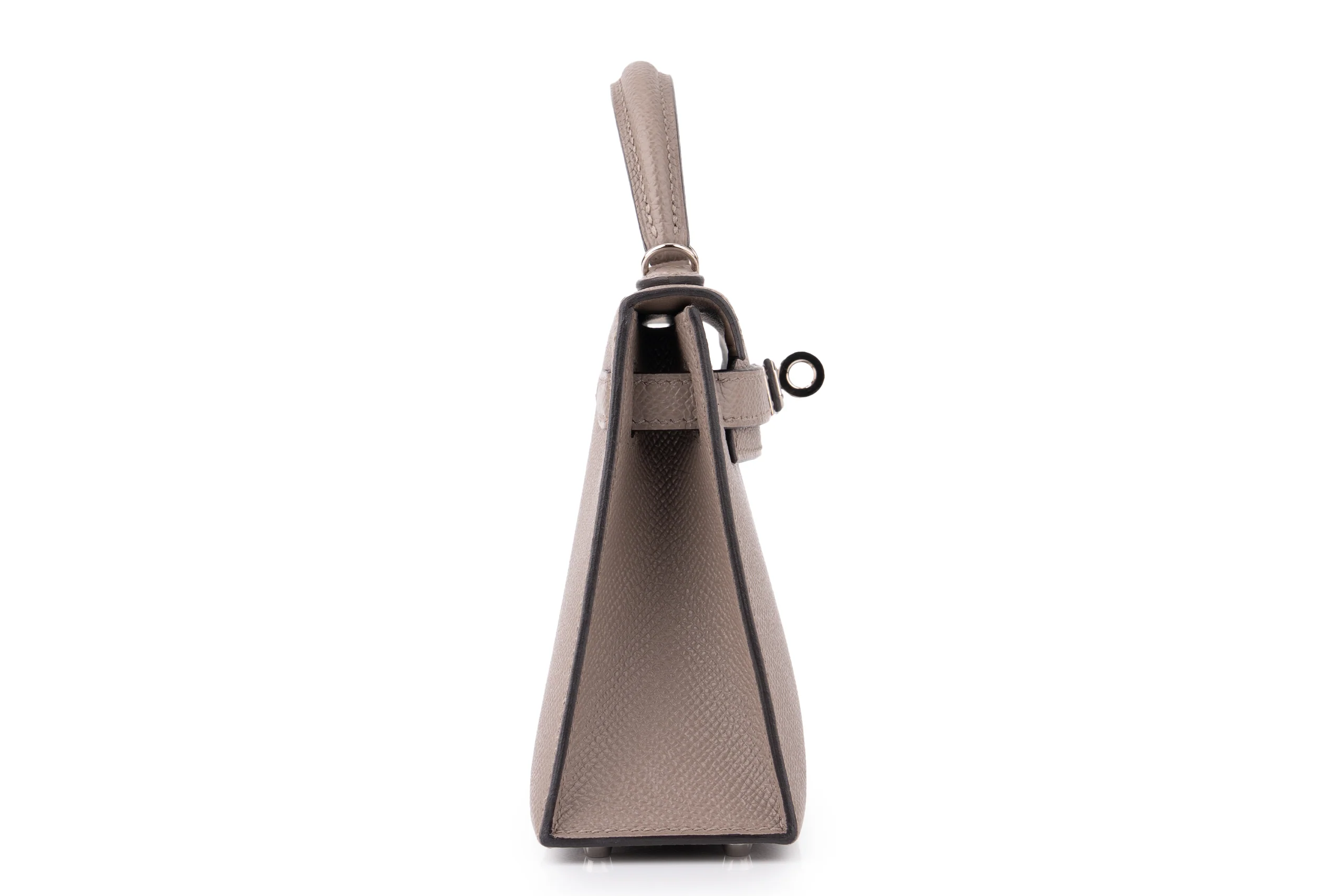 Hermès Mini Kelly	Epsom	Gris Asphalte	PHW - Image 5