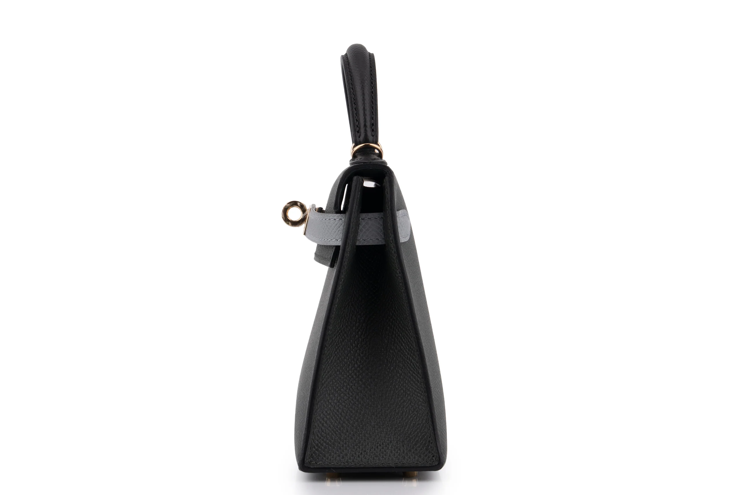 Hermès Mini Kelly		Epsom	Mangrove/Gris Pantin/Noir 	PBHW - Image 3