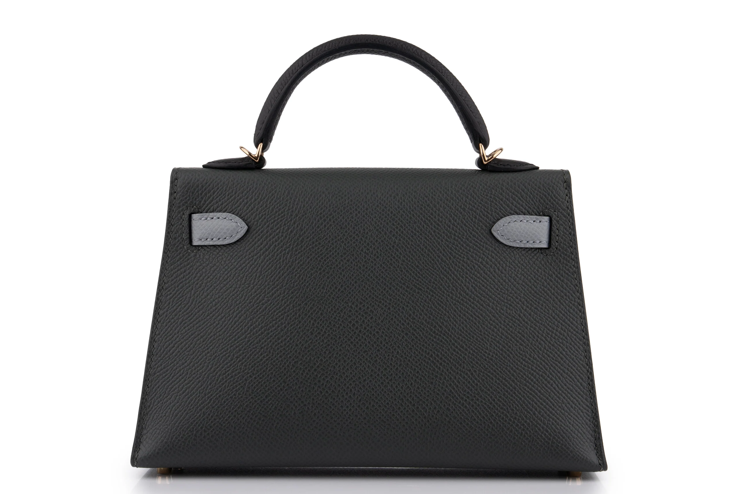 Hermès Mini Kelly		Epsom	Mangrove/Gris Pantin/Noir 	PBHW - Image 4