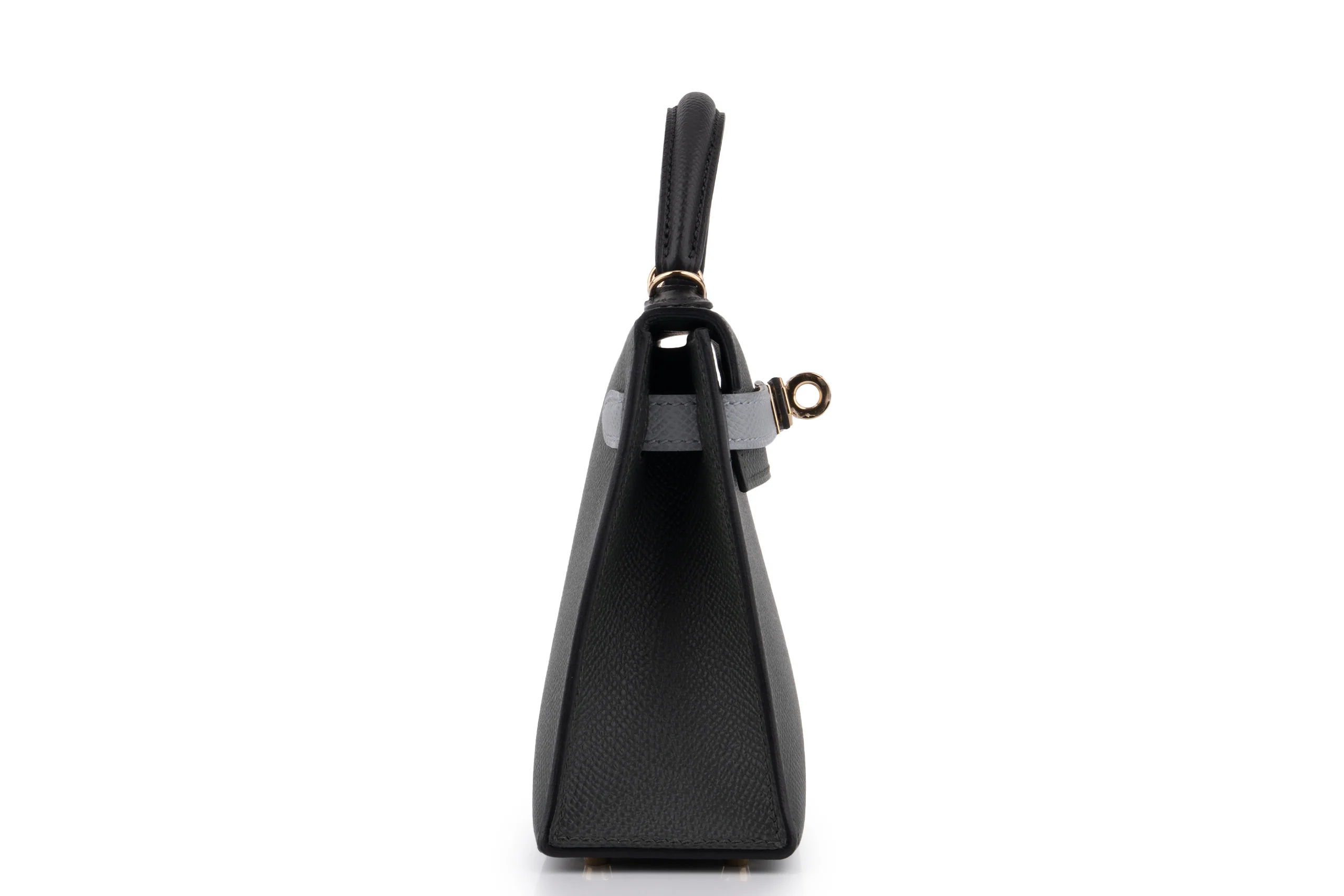 Hermès Mini Kelly		Epsom	Mangrove/Gris Pantin/Noir 	PBHW - Image 5