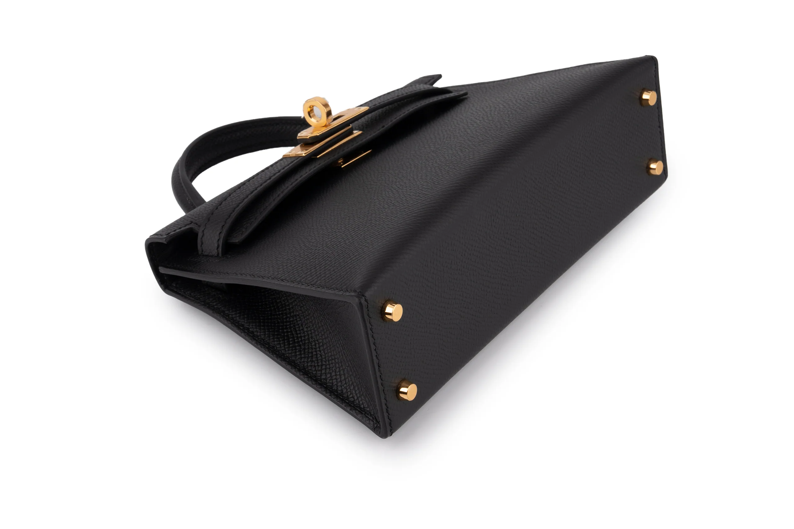 Hermès Mini Kelly		Epsom	Noir	GHW - Image 9