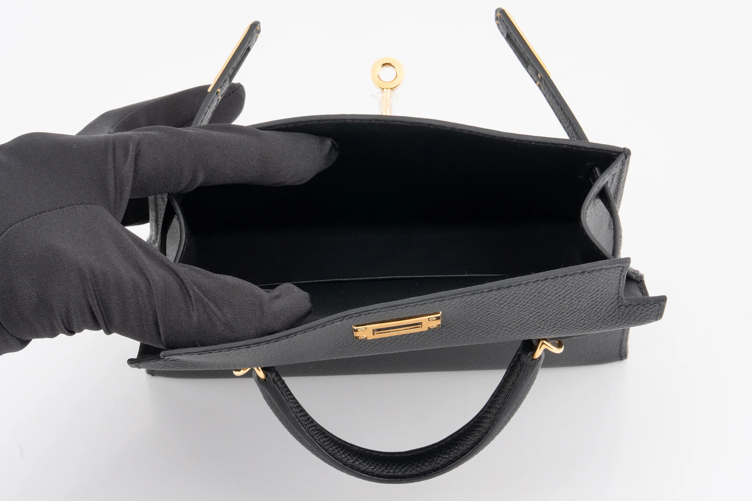 Hermès Mini Kelly 		Epsom 	Noir 	GHW - Image 10