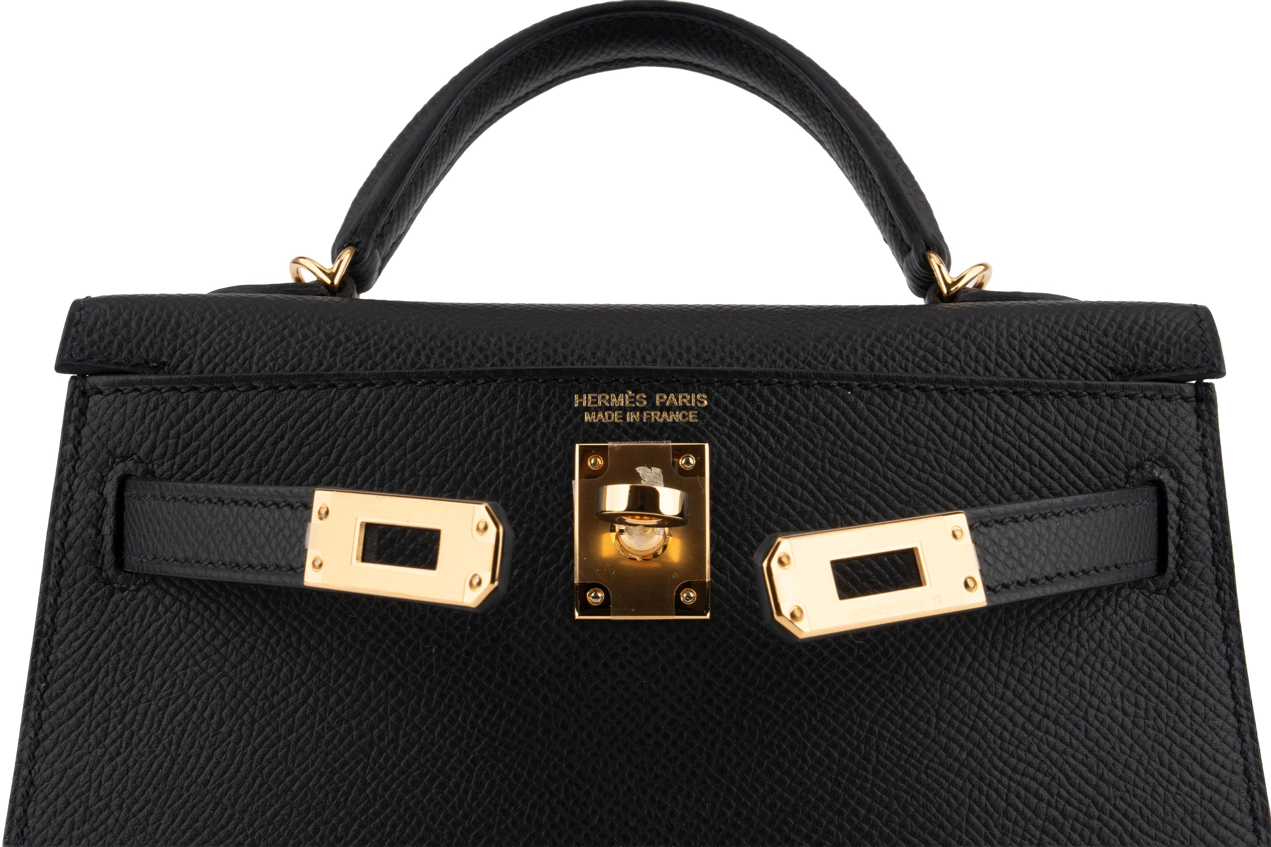 Hermès Mini Kelly 		Epsom 	Noir 	GHW - Image 9