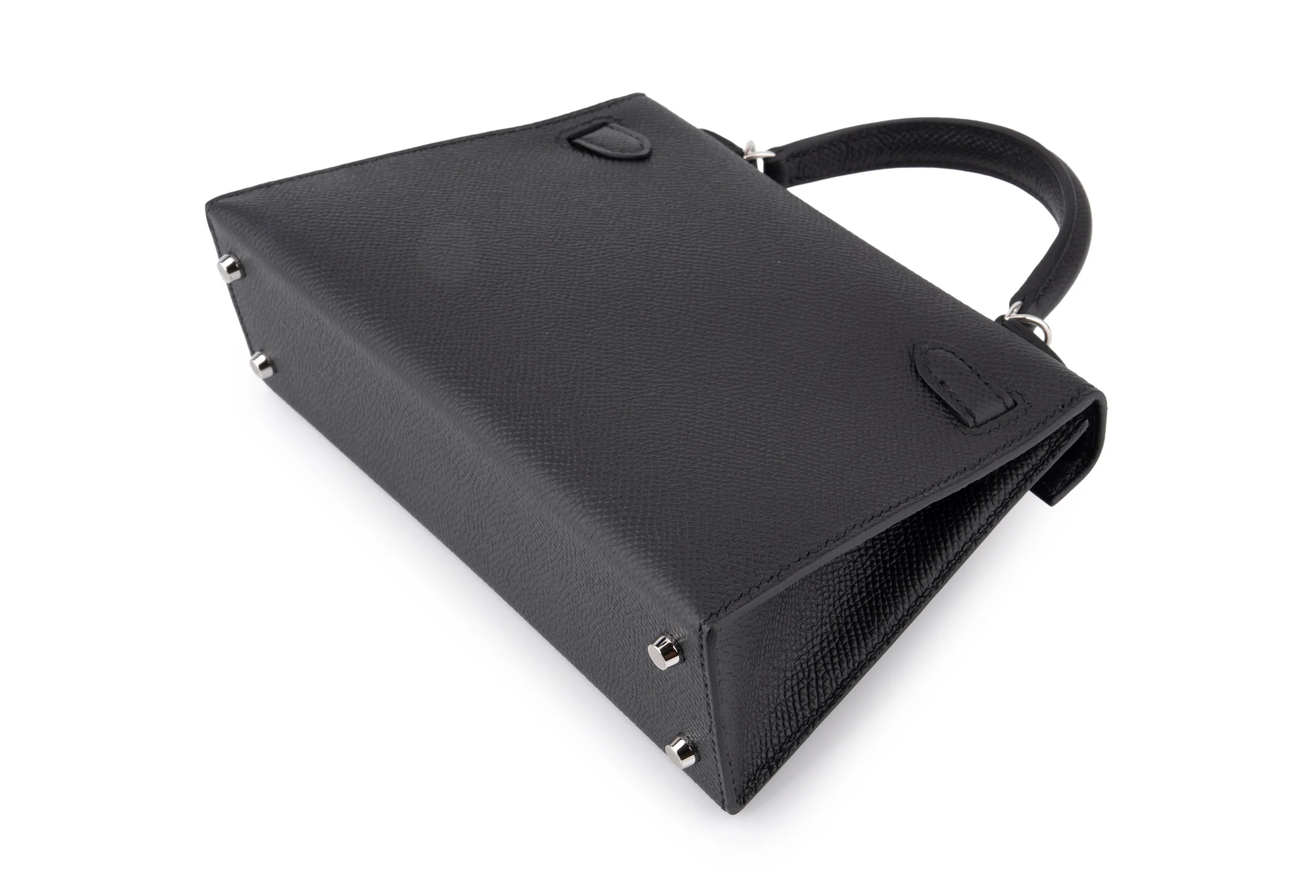 Hermès Mini Kelly 	Epsom	Noir 	PHW - Image 10