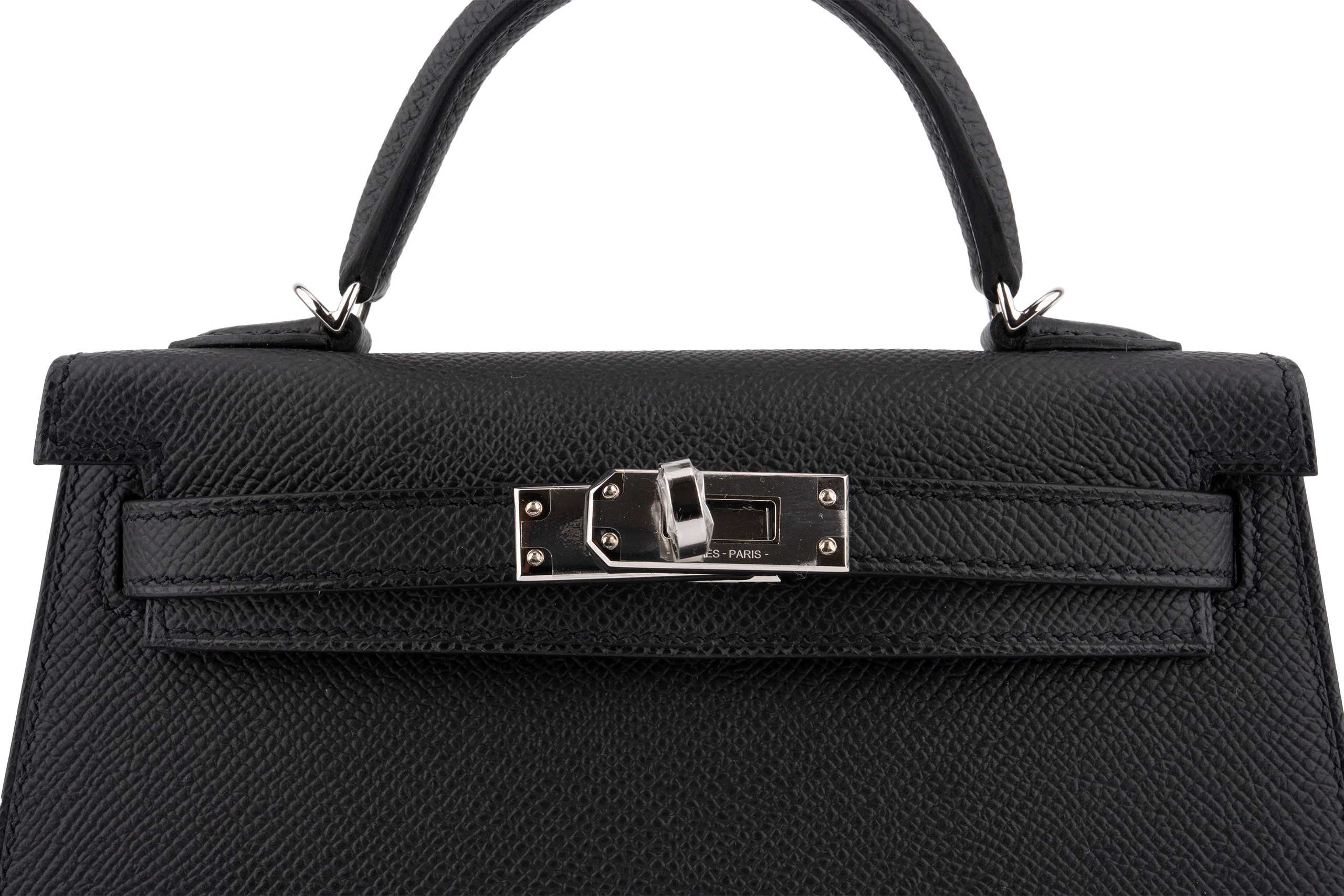 Hermès Mini Kelly		Epsom	Noir	PHW - Image 7