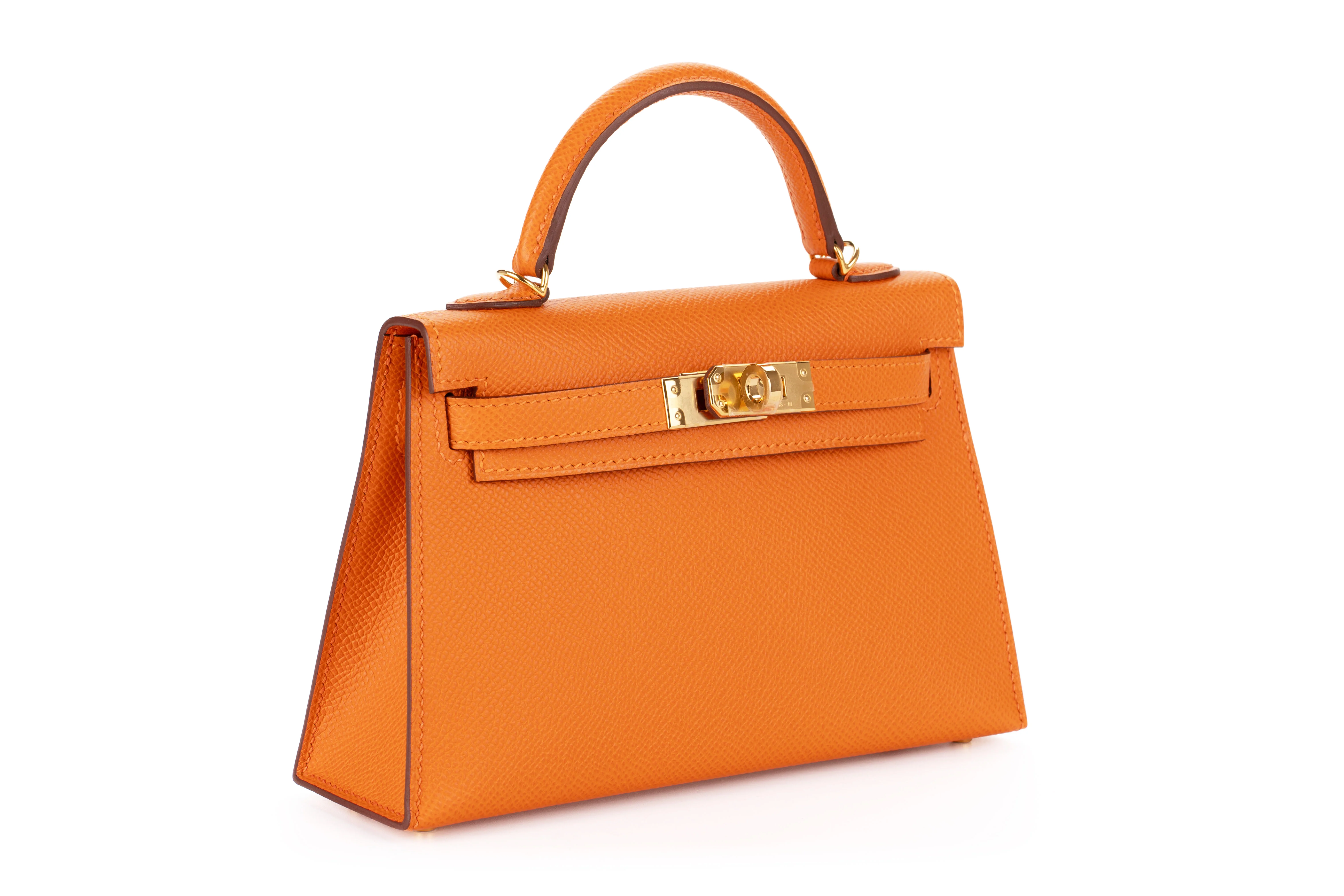 Hermès Mini Kelly		Epsom	Orange H	GHW - Image 2