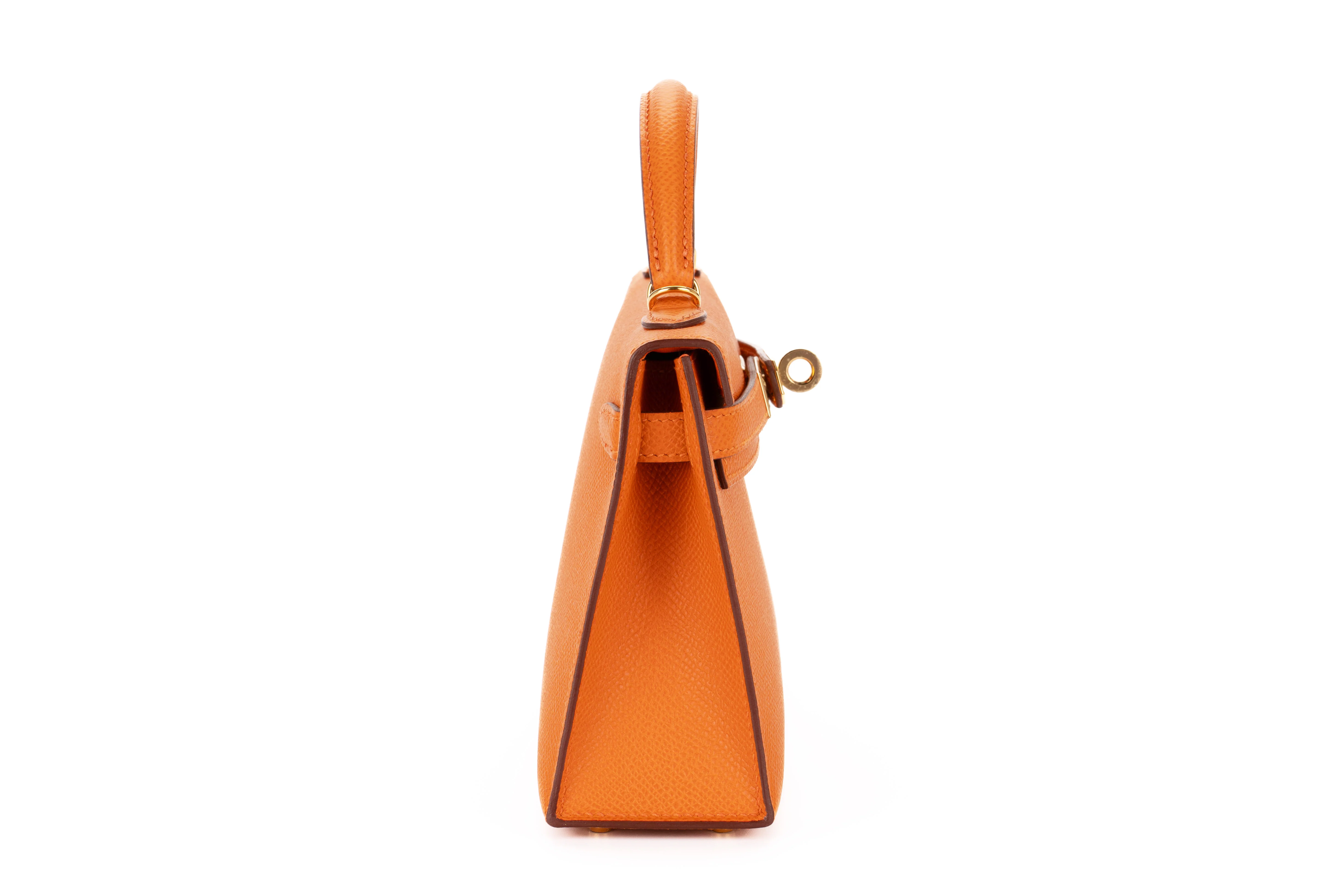 Hermès Mini Kelly		Epsom	Orange H	GHW - Image 5