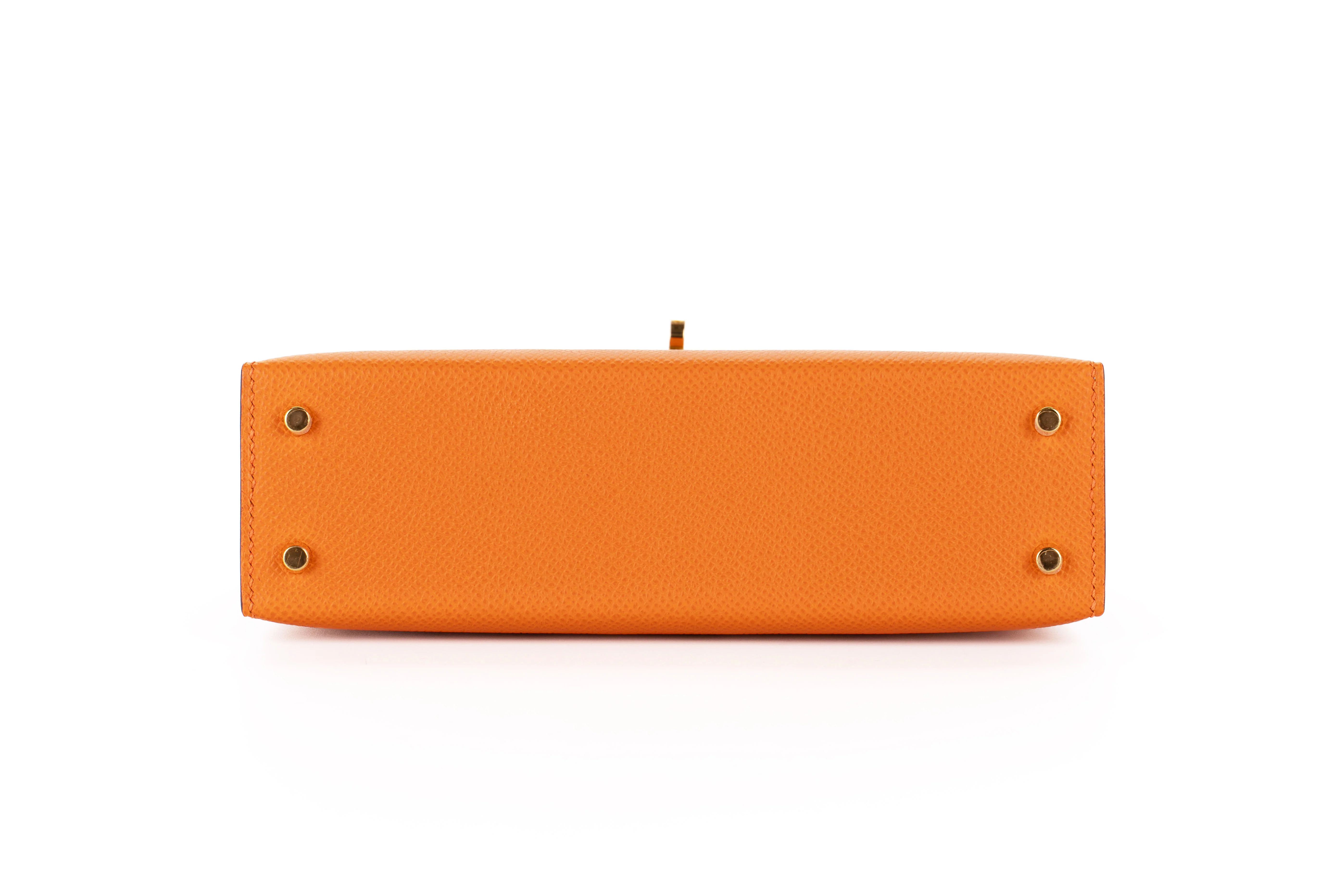 Hermès Mini Kelly		Epsom	Orange H	GHW - Image 6