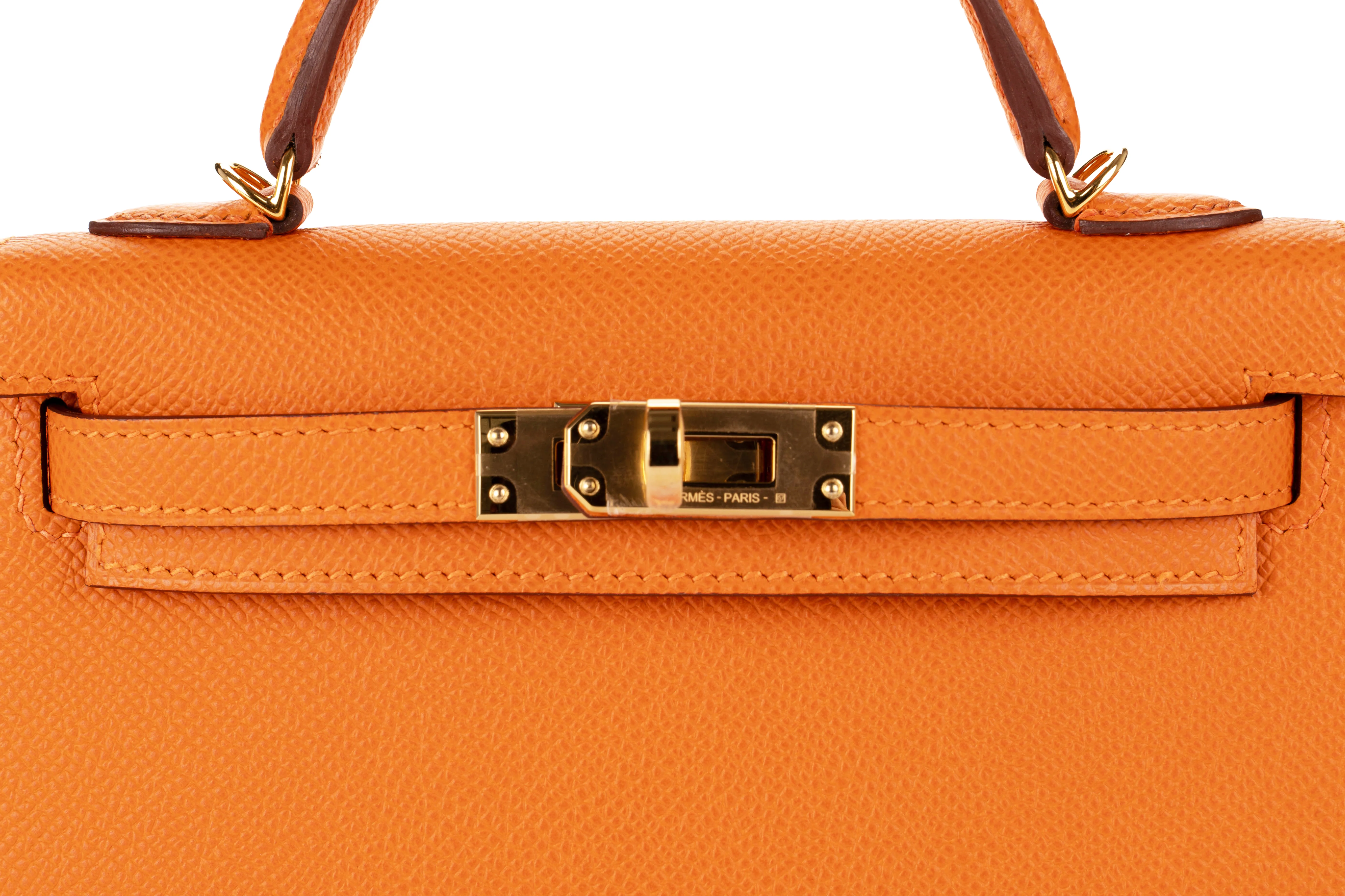 Hermès Mini Kelly		Epsom	Orange H	GHW - Image 7