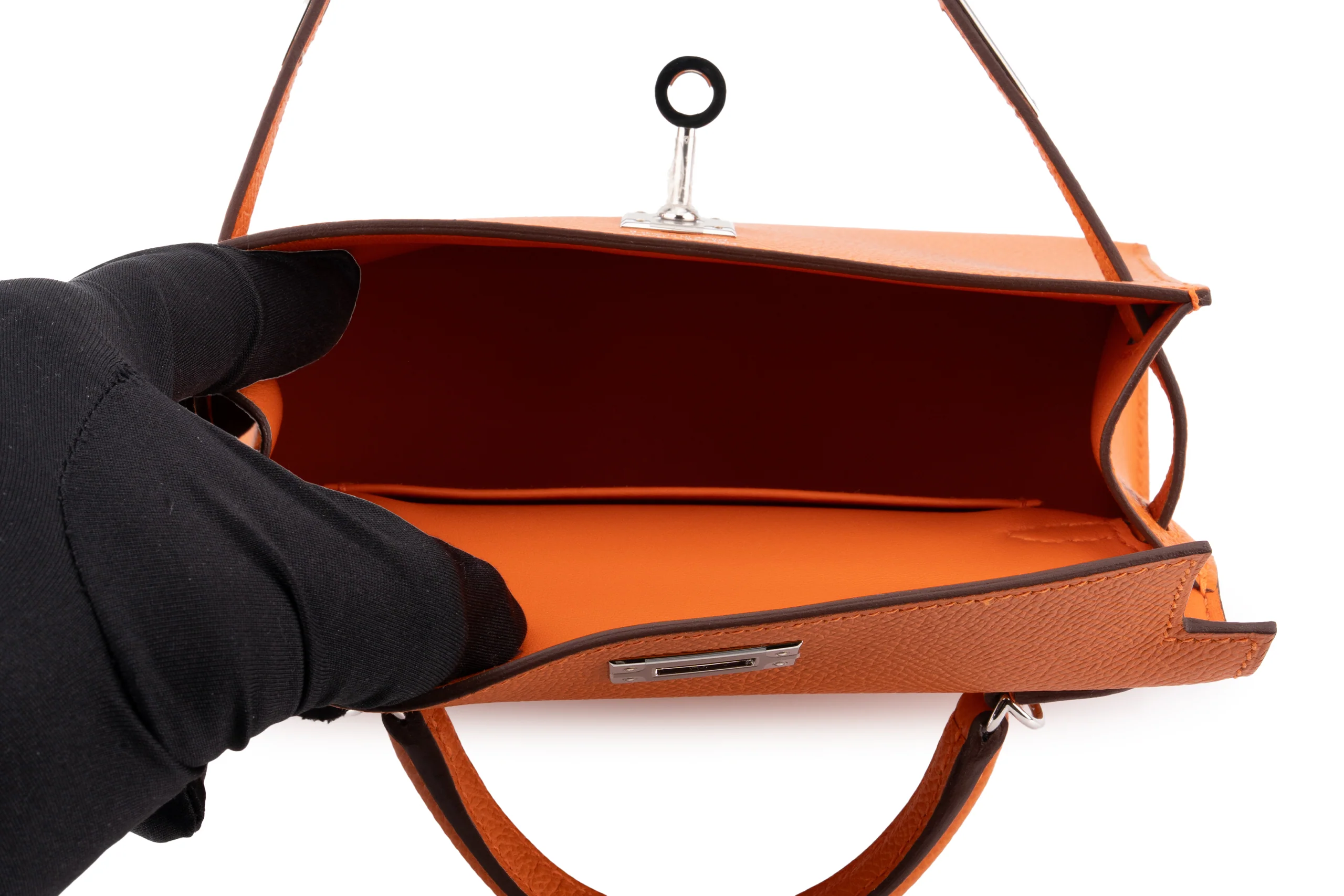 Hermès Mini Kelly		Epsom	Orange H	PHW - Image 10