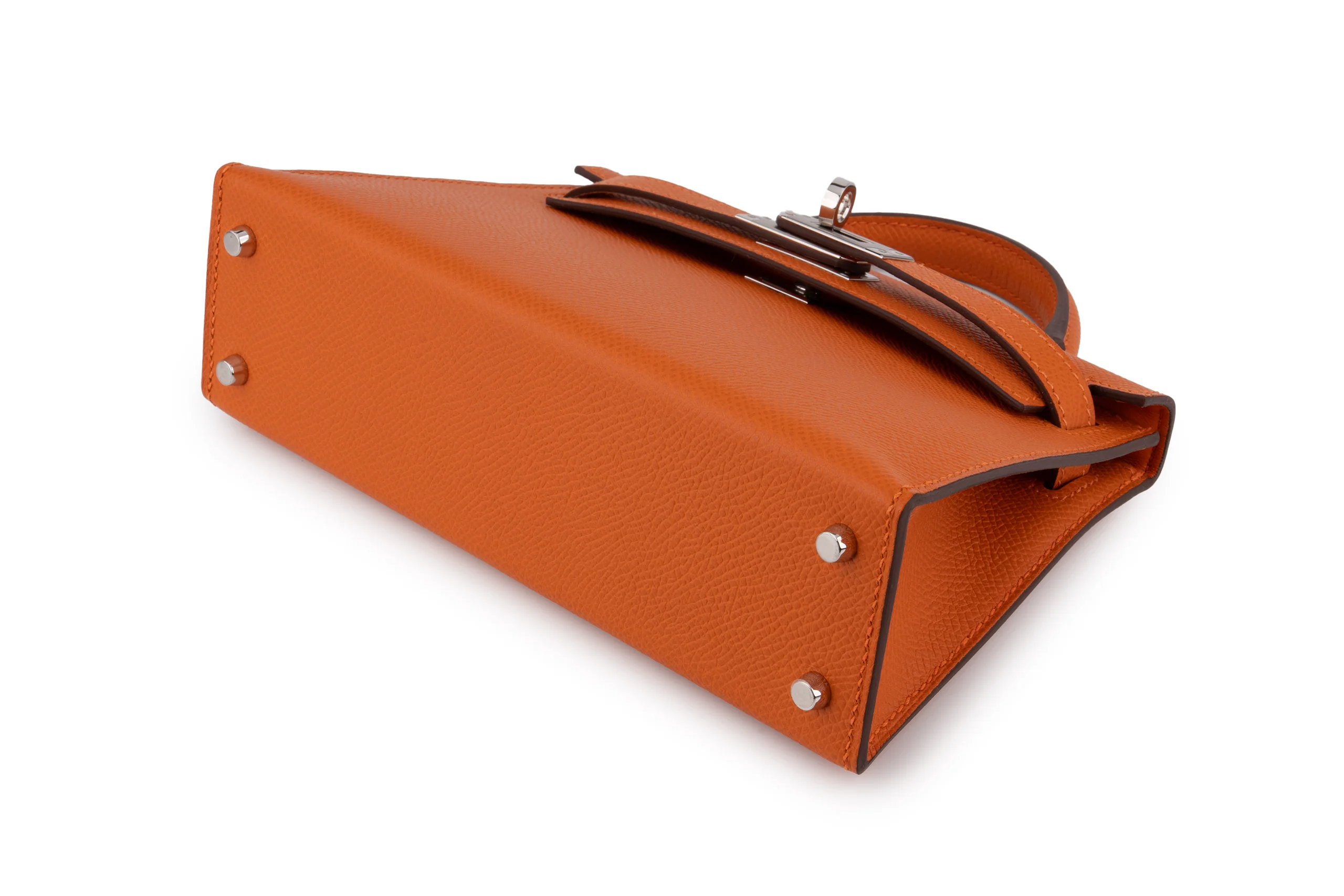 Hermès Mini Kelly		Epsom	Orange H	PHW - Image 11