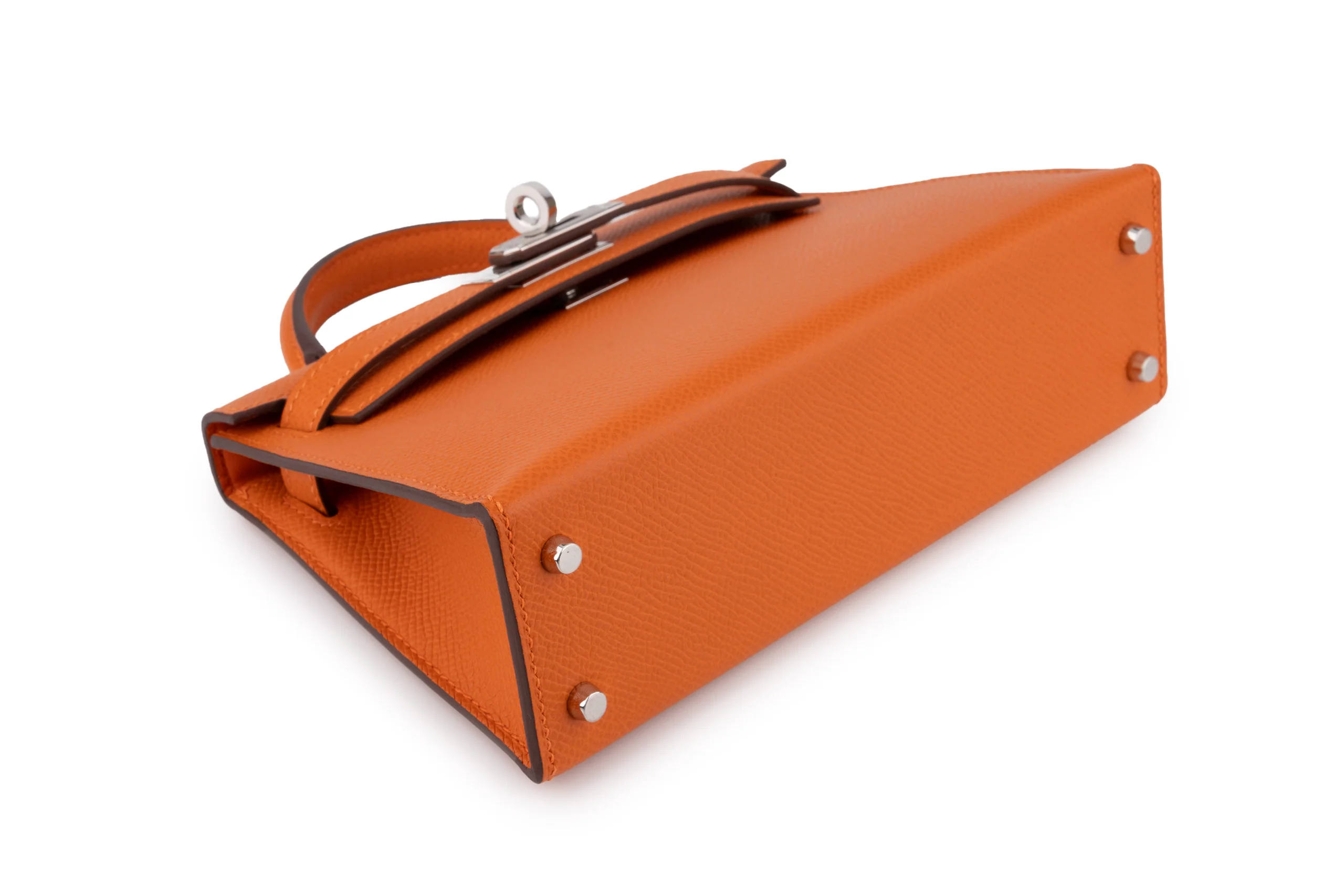 Hermès Mini Kelly		Epsom	Orange H	PHW - Image 12