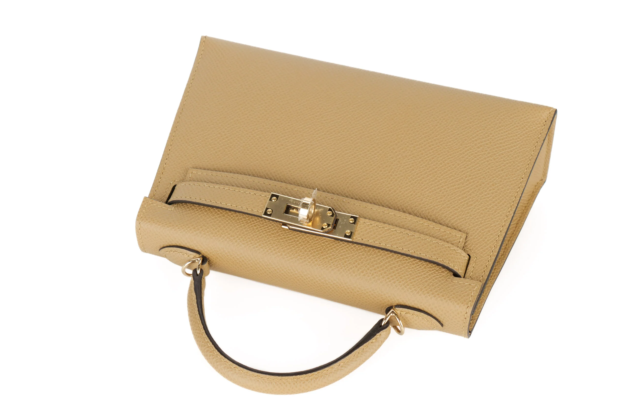 Hermès Mini Kelly		Epsom	Poussiere	PBHW - Image 8
