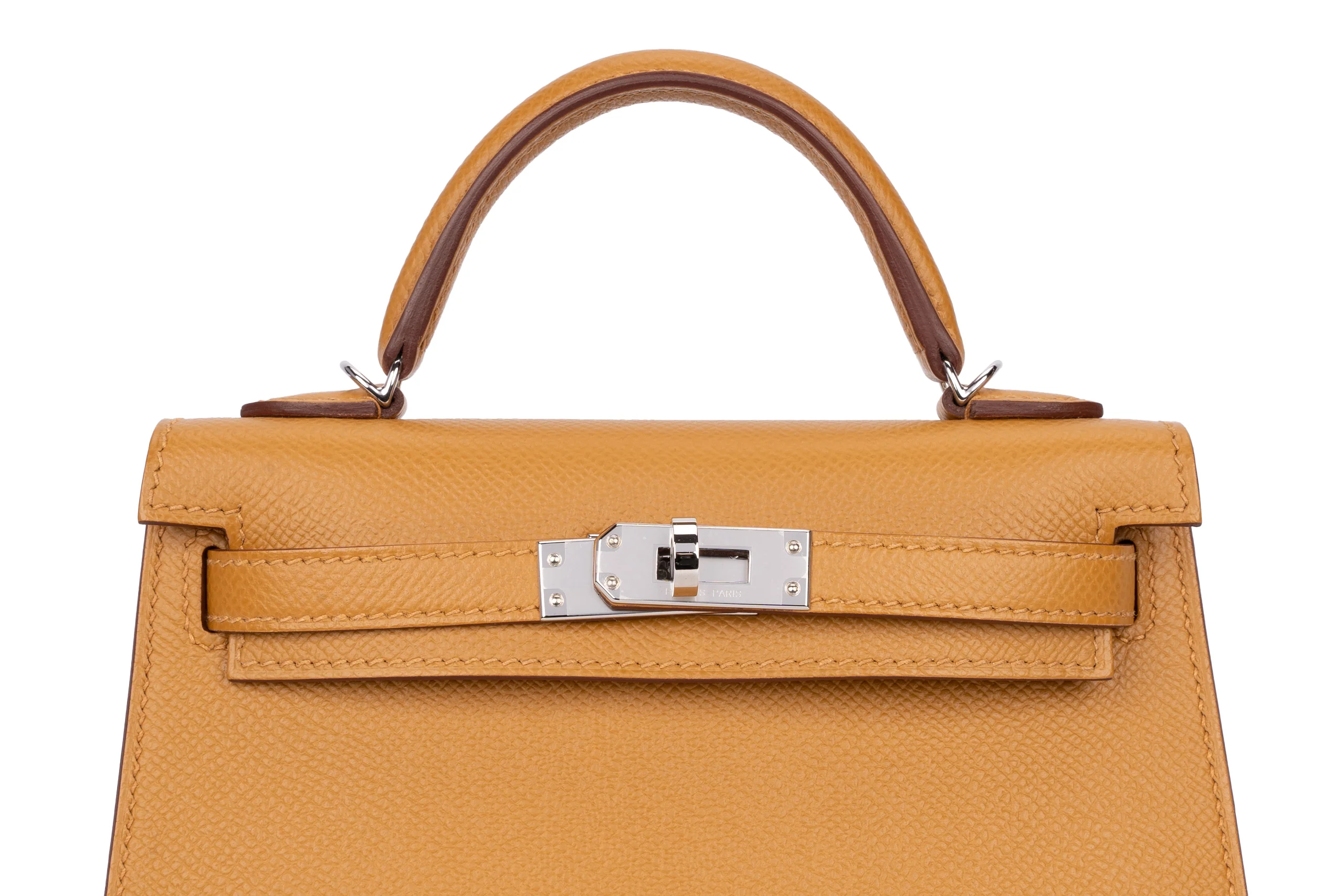 Hermès Mini Kelly 		Epsom	Sesame	PHW - Image 7