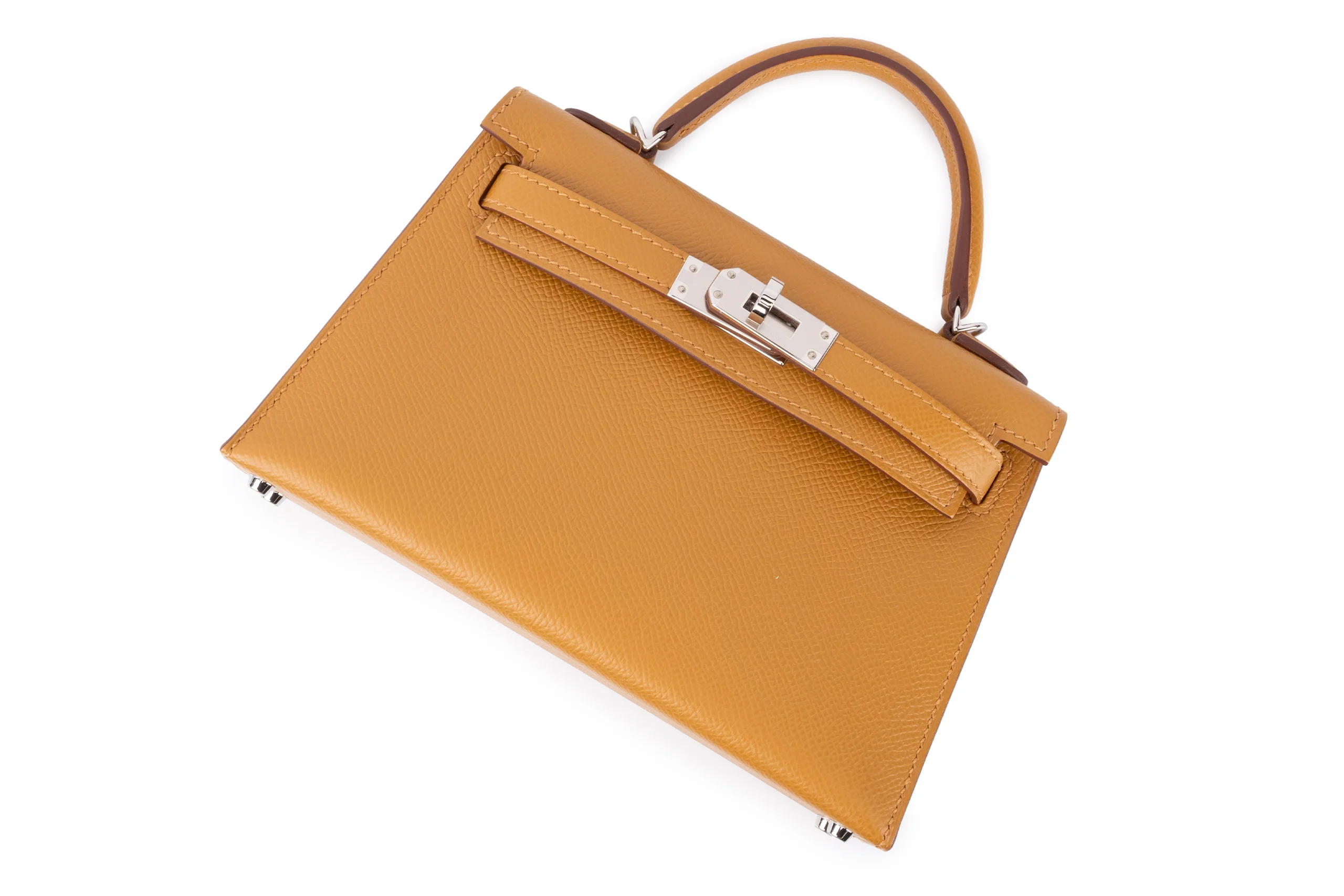 Hermès Mini Kelly 		Epsom	Sesame	PHW - Image 8