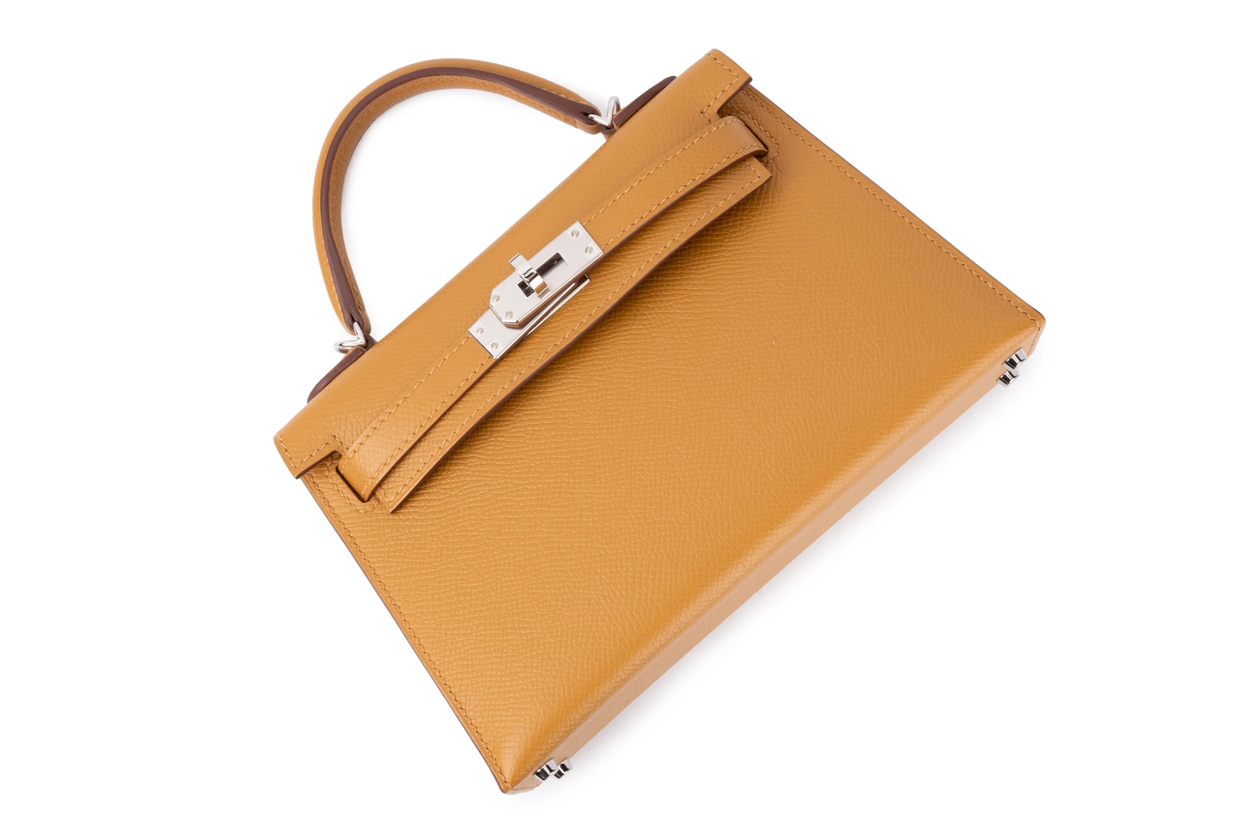 Hermès Mini Kelly 		Epsom	Sesame	PHW - Image 9