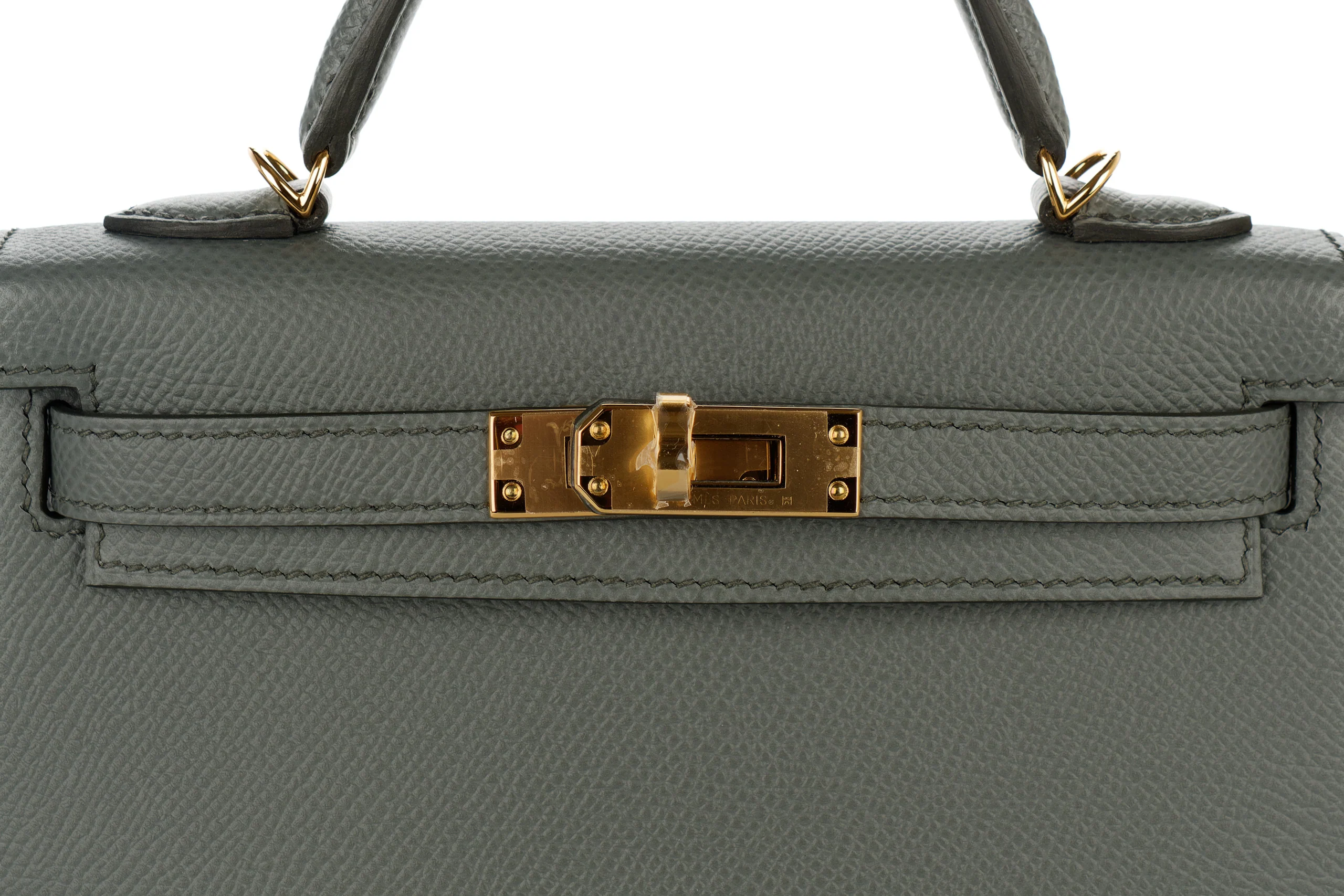 Hermès Mini Kelly		Epsom	Vert Amande	GHW - Image 7