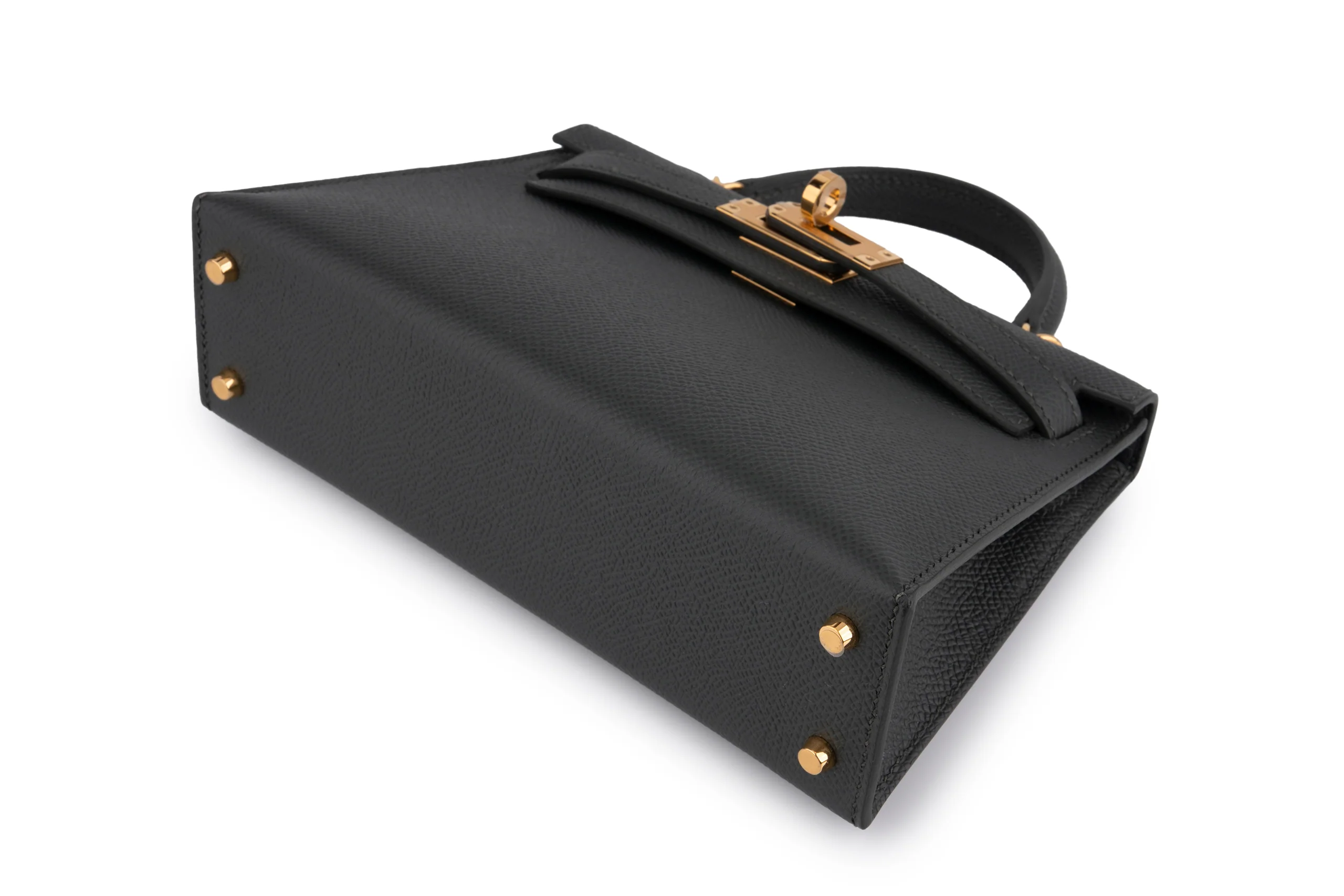 Hermès Mini Kelly		Epsom 	Vert Mangrove 	GHW - Image 11
