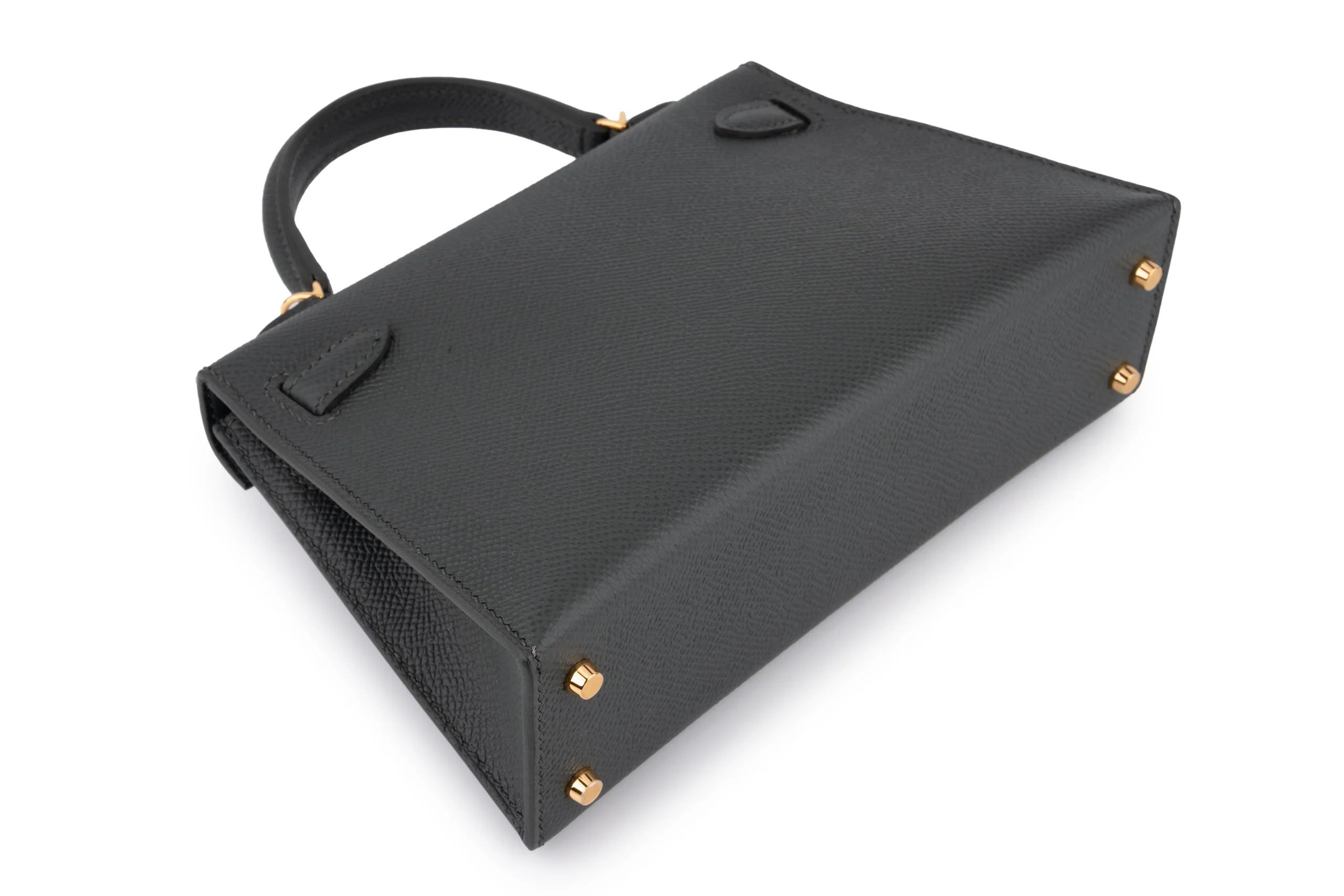 Hermès Mini Kelly		Epsom 	Vert Mangrove 	GHW - Image 14