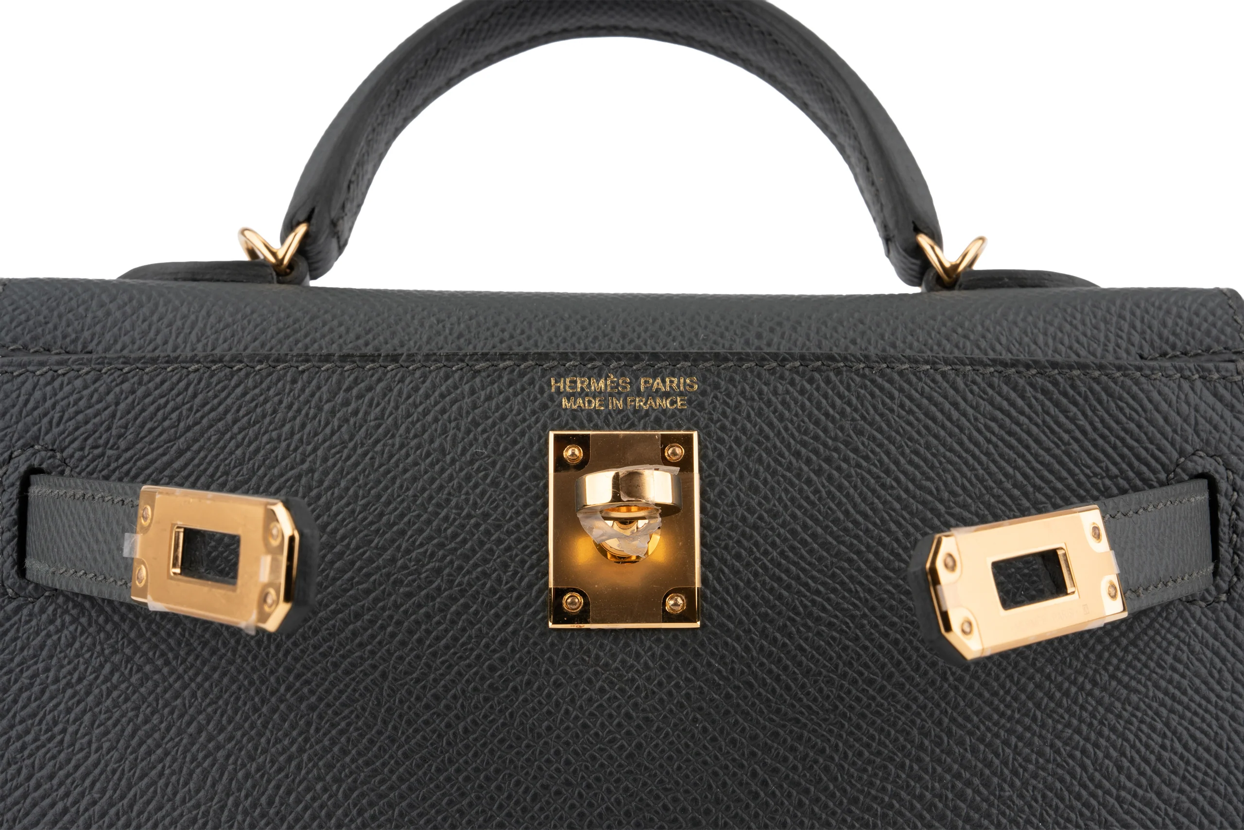 Hermès Mini Kelly		Epsom 	Vert Mangrove 	GHW - Image 9
