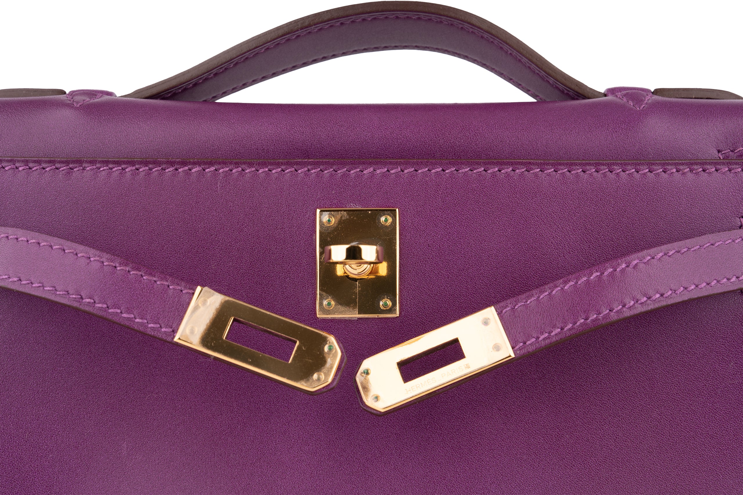 Hermès Mini Kelly Pochette		Swift	Anemone	GHW - Image 9