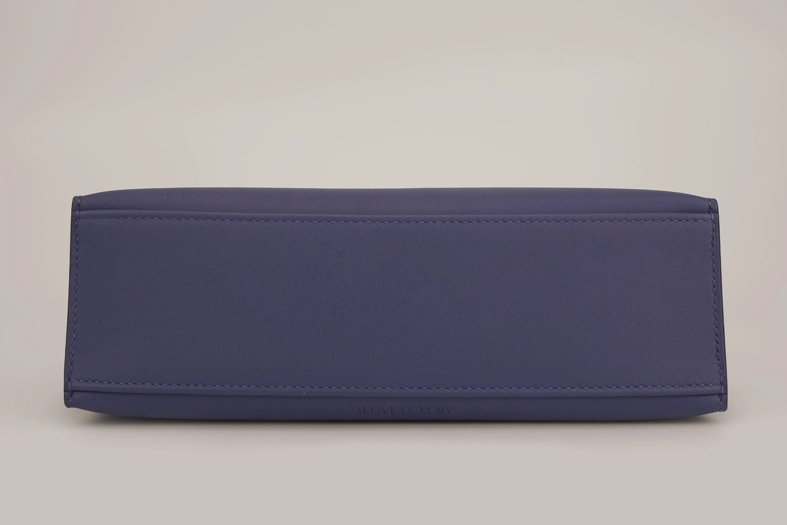 Hermès Mini Kelly Pochette Swift Blue Nuit GHW - Image 6