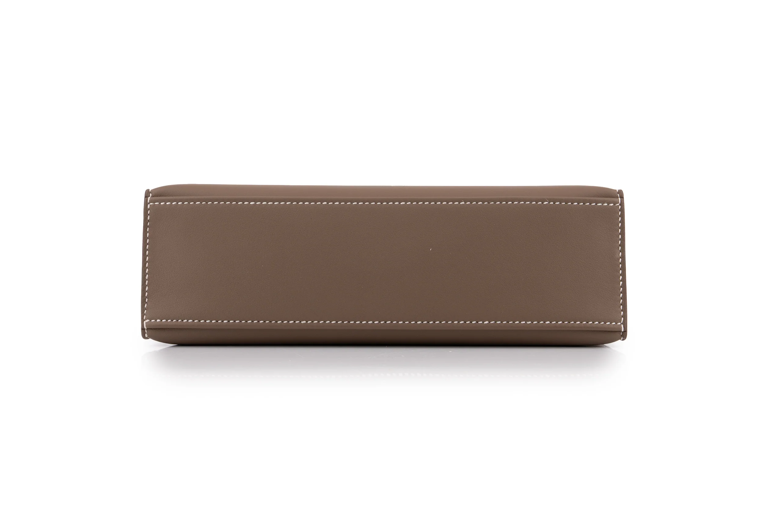 Hermès Mini Kelly Pochette		Swift Calf Skin	Etoupe	GHW - Image 6