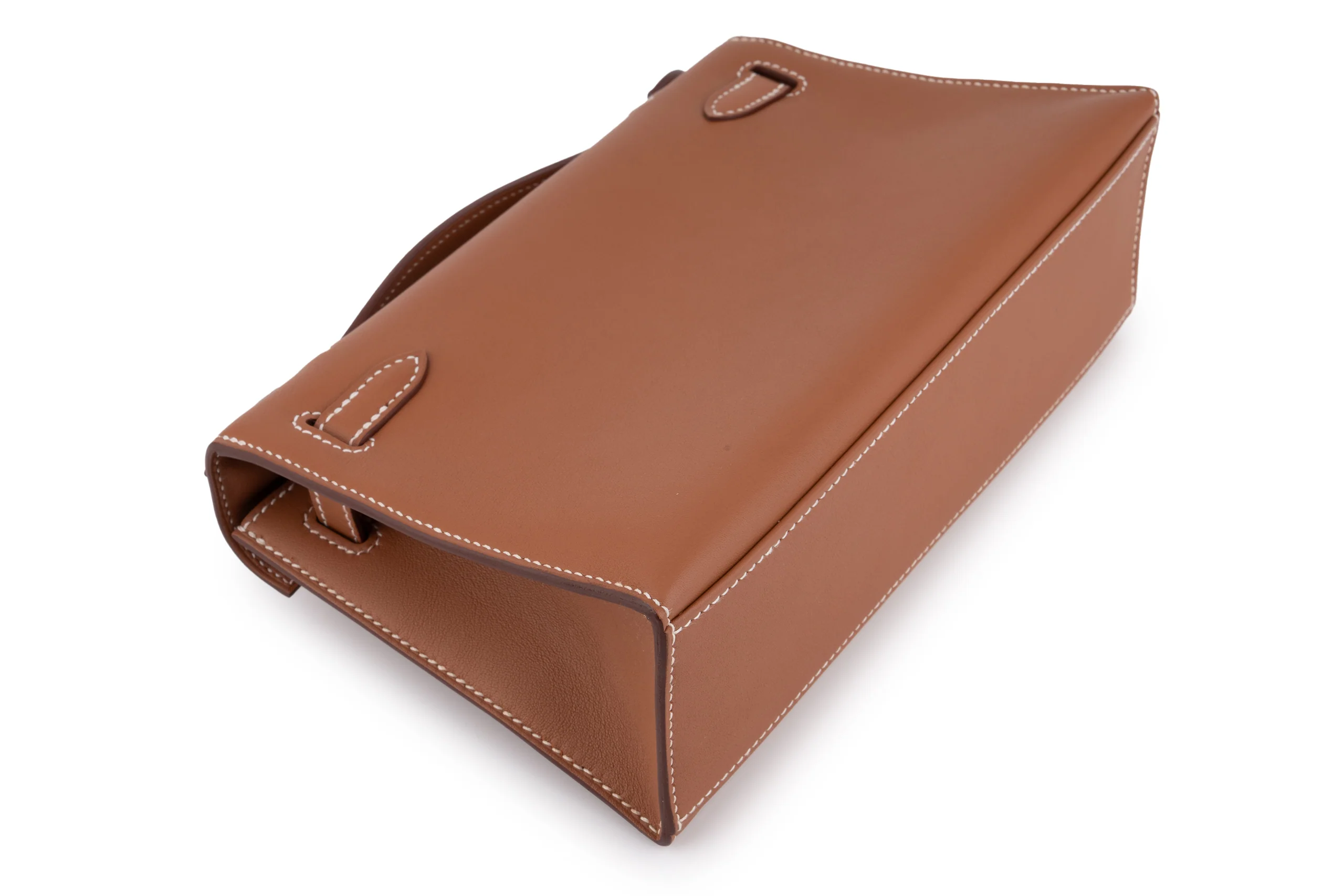 Hermès Mini Kelly Pochette Swift  Gold GHW - Image 11