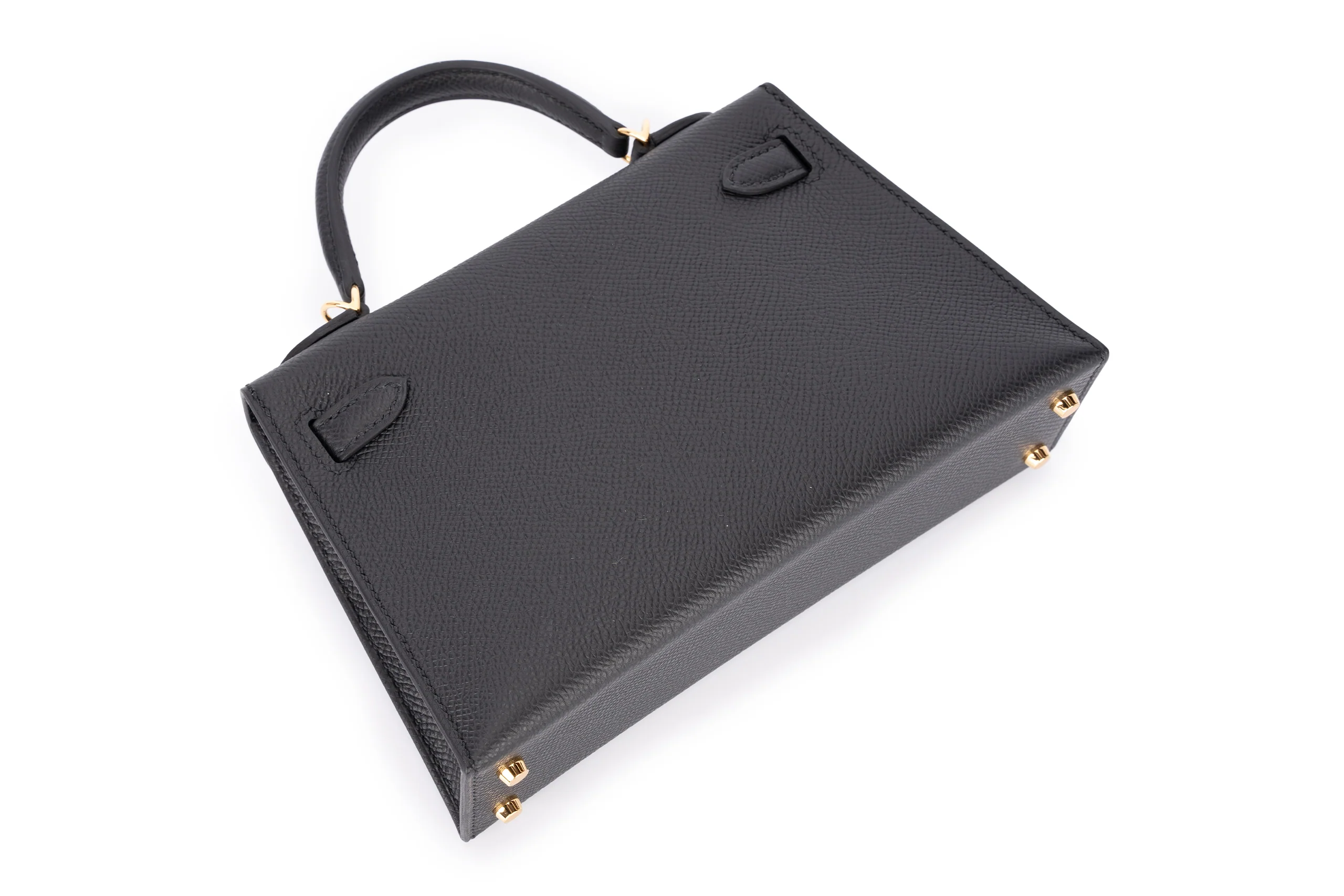 Hermès Mini Kelly Sellier Epsom Black GHW - Image 11