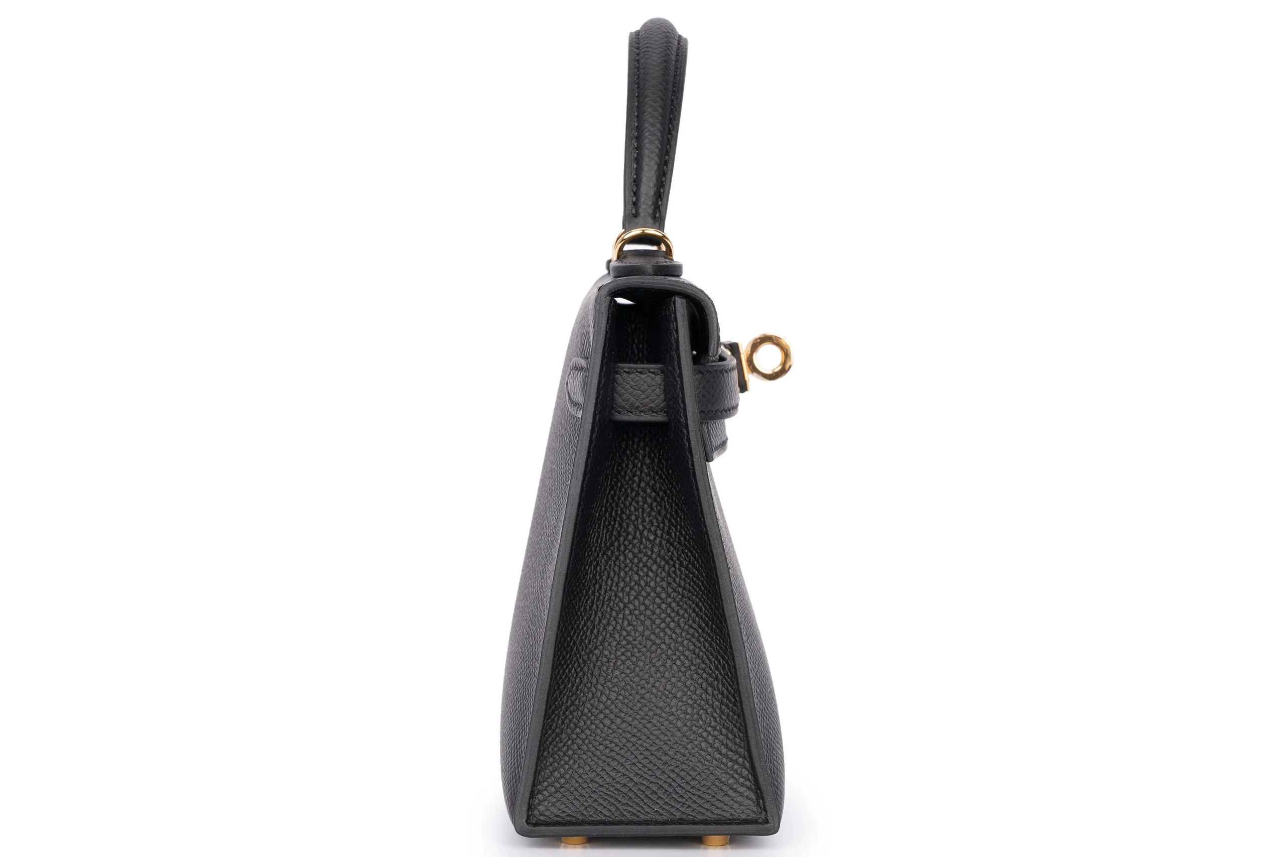 Hermès Mini Kelly Sellier Epsom Black GHW - Image 5