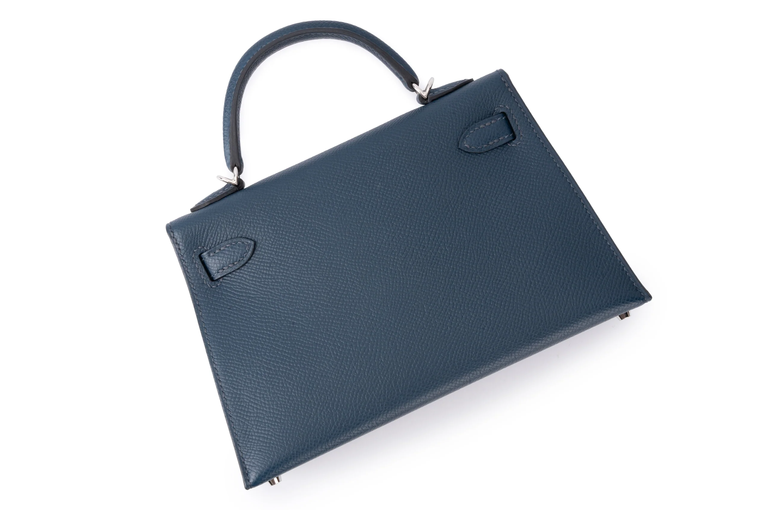 Hermès  Mini Kelly	Sellier	Epsom	Bleu De Prusse 	Electrum SGHW - Image 10