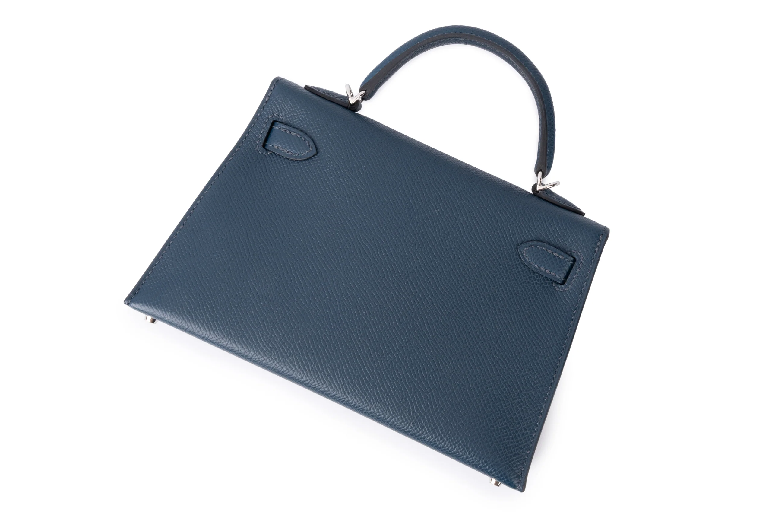Hermès  Mini Kelly	Sellier	Epsom	Bleu De Prusse 	Electrum SGHW - Image 11