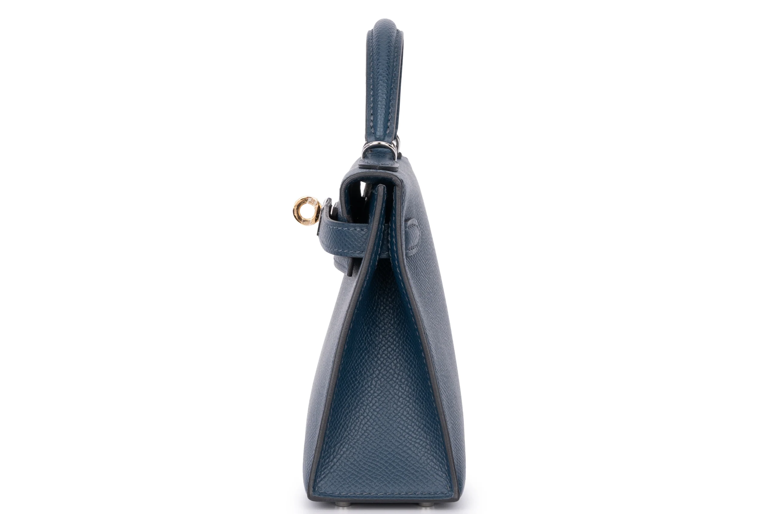 Hermès  Mini Kelly	Sellier	Epsom	Bleu De Prusse 	Electrum SGHW - Image 3