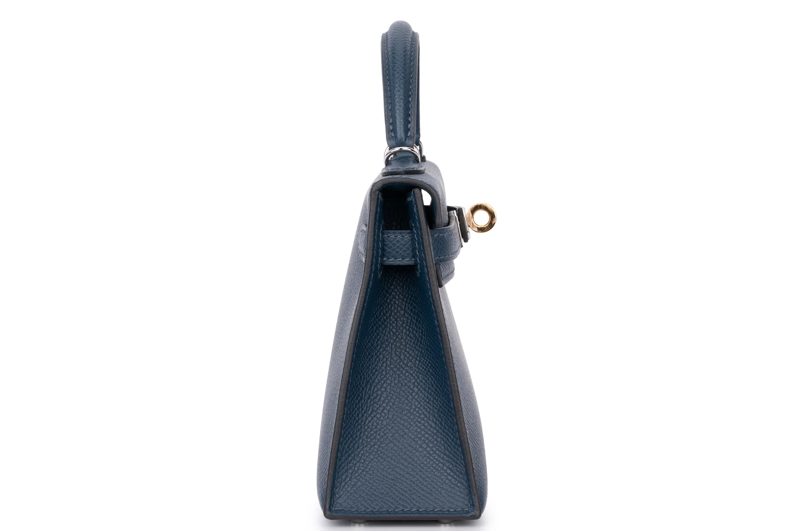 Hermès  Mini Kelly	Sellier	Epsom	Bleu De Prusse 	Electrum SGHW - Image 5