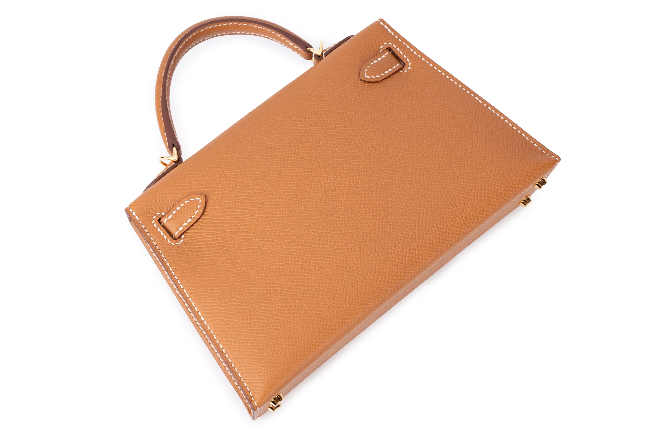 Hermès Mini Kelly		Sellier	Epsom	Gold	GHW - Image 11