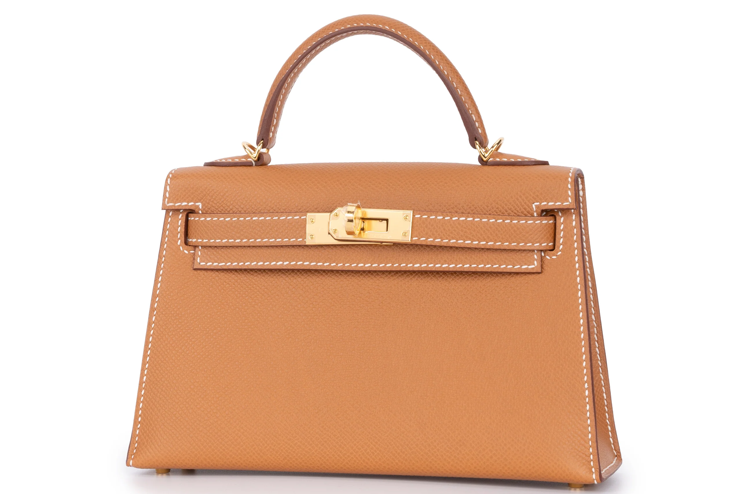 Hermès Mini Kelly		Sellier	Epsom	Gold	GHW - Image 2